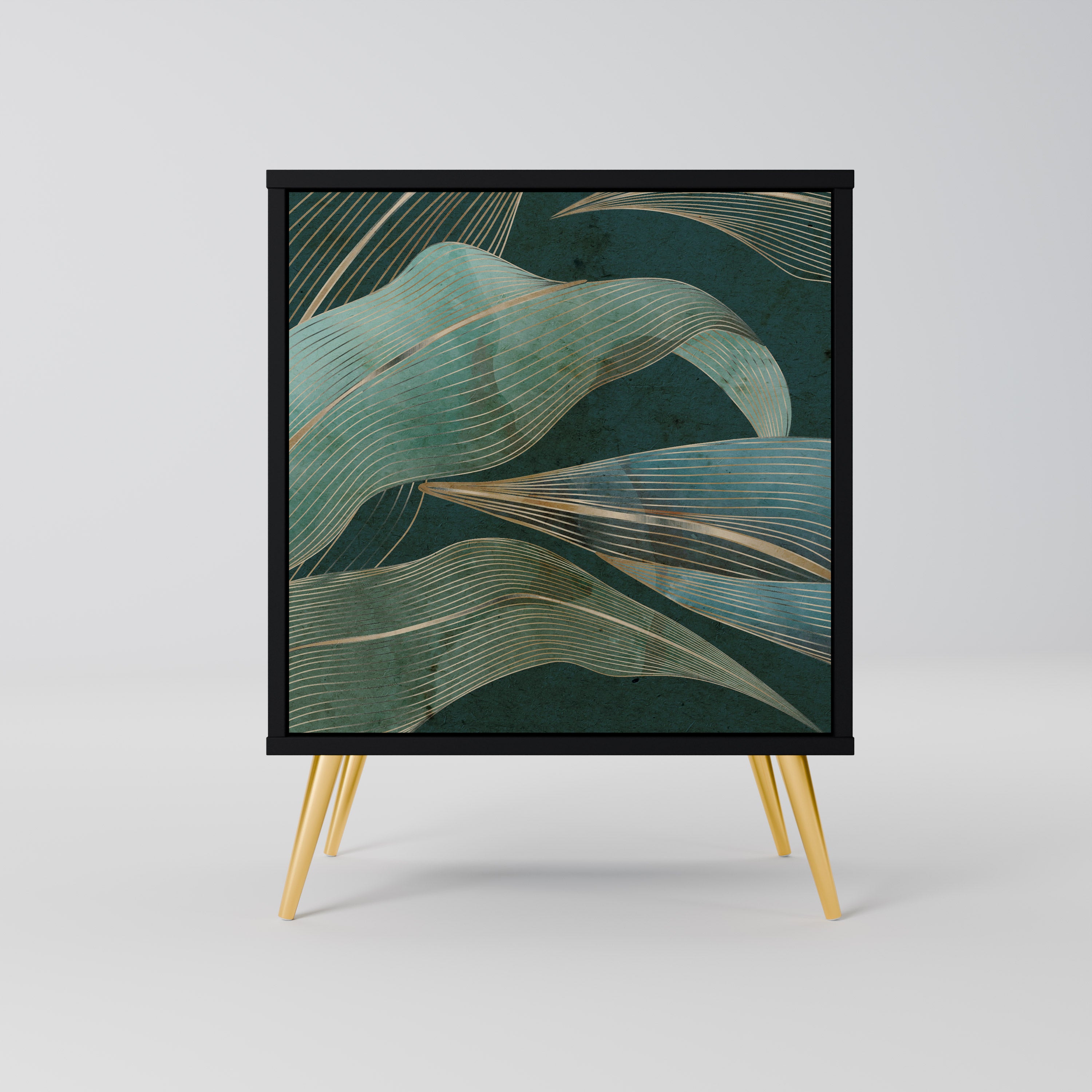 ROYAL GREEN Komoda 1-drzwiowa korpus Czarny