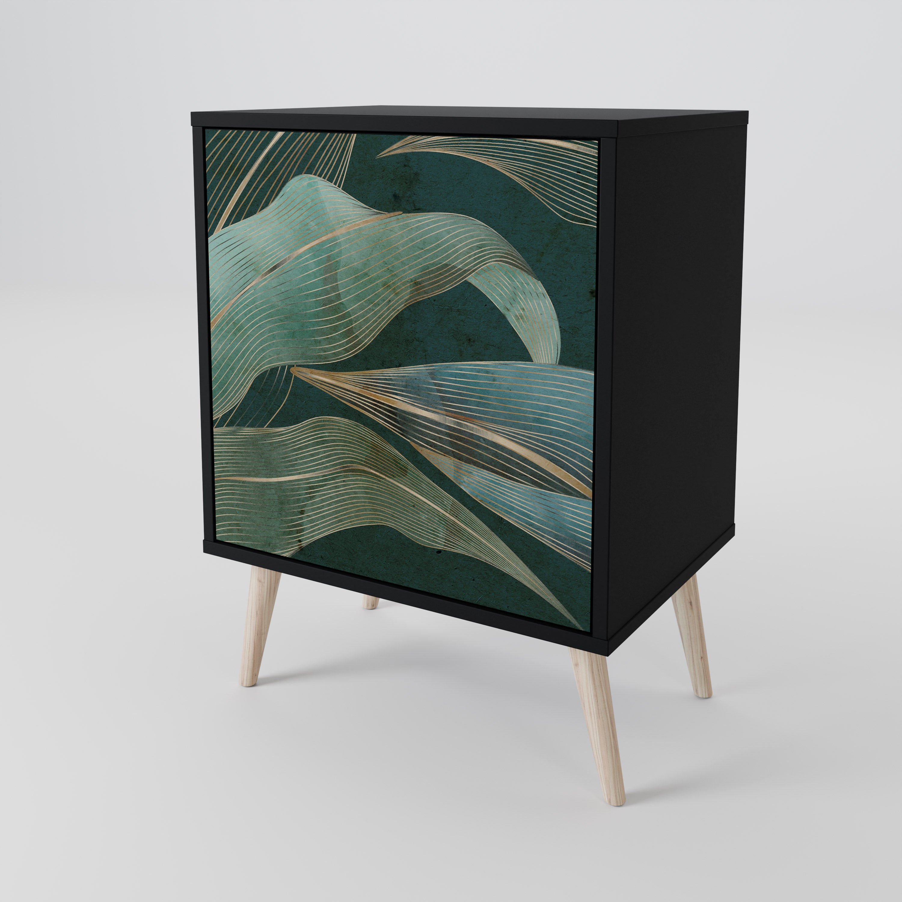 ROYAL GREEN Komoda 1-drzwiowa korpus Czarny