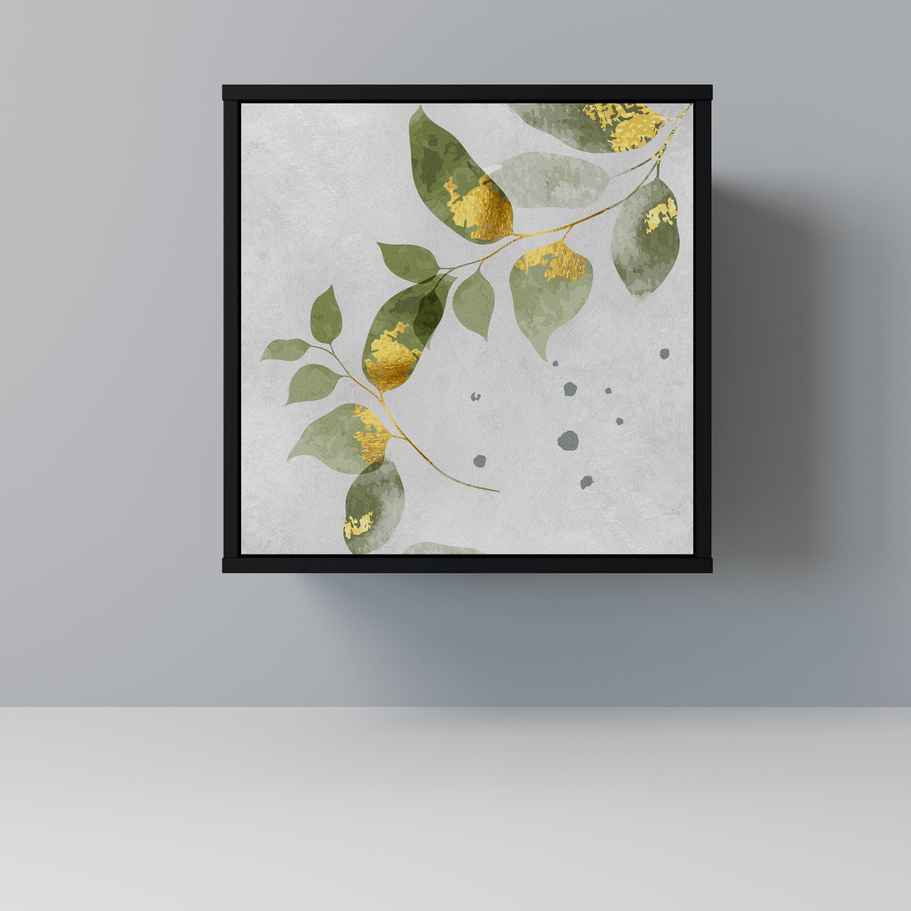 ELEGANT BOTANICS Komoda 1-drzwiowa korpus Czarny