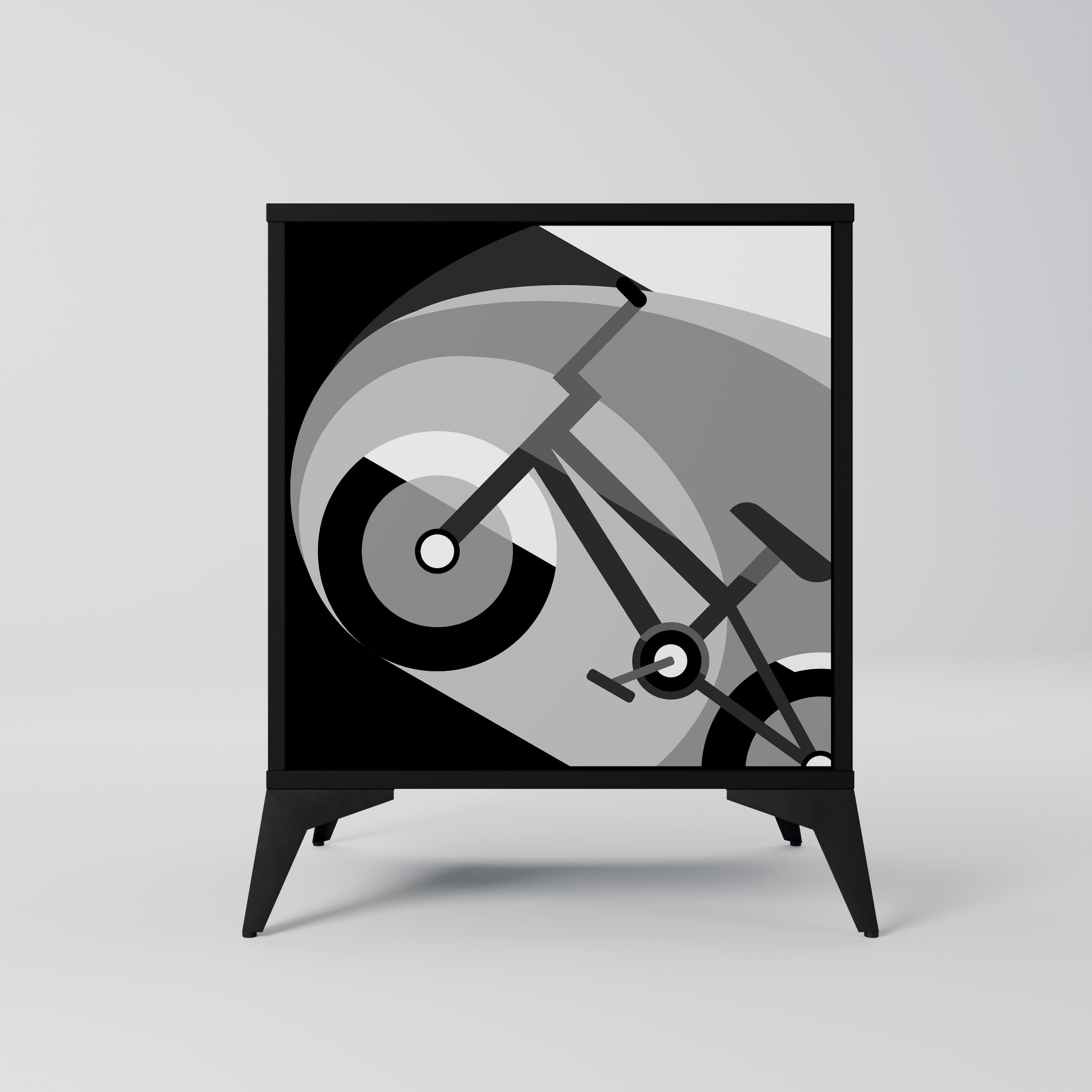 BIKE ENERGY Komoda 1-drzwiowa korpus Czarny