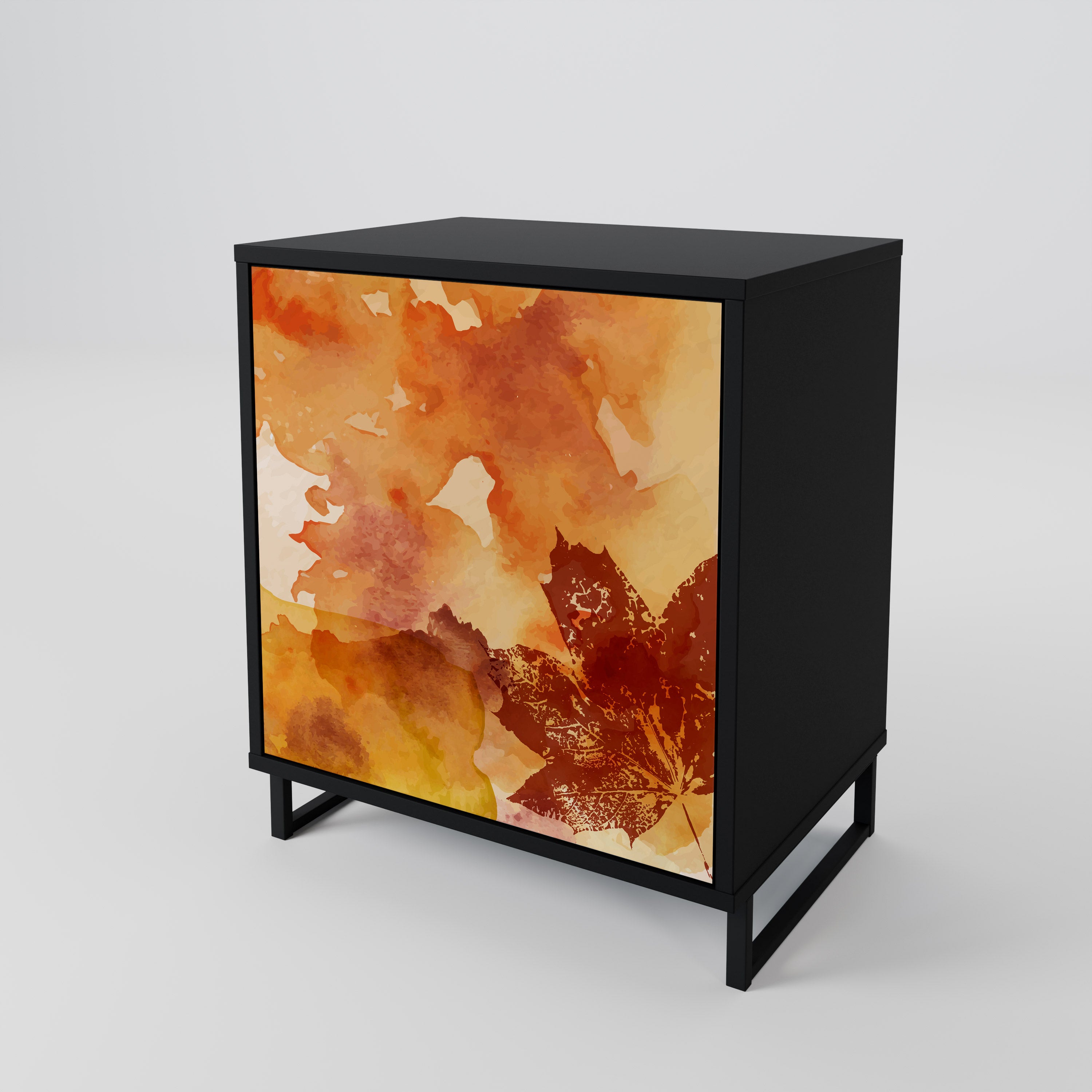 TRACES OF AUTUMN Komoda 1-drzwiowa korpus Czarny