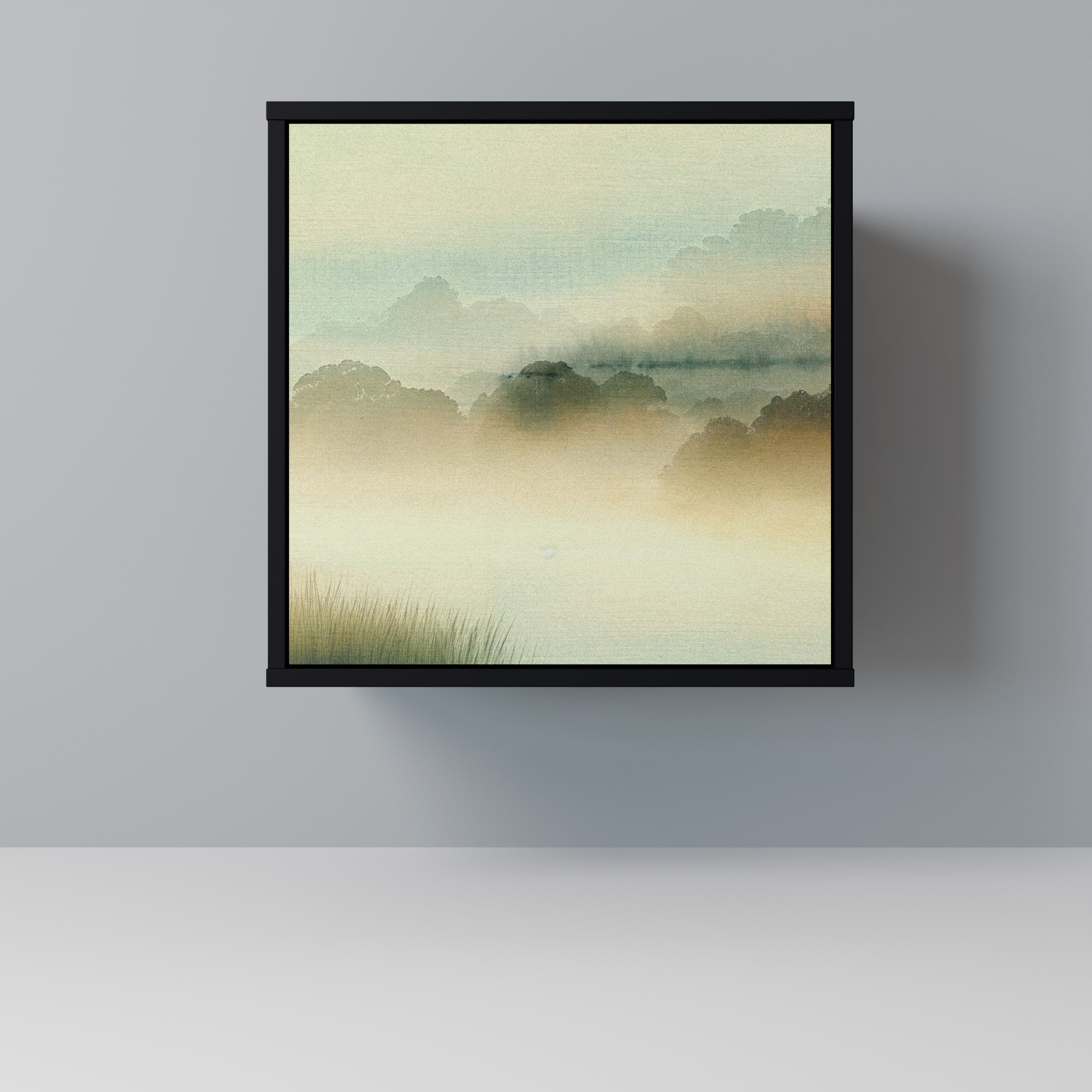 MORNING BY THE LAKE Komoda 1-drzwiowa korpus Czarny