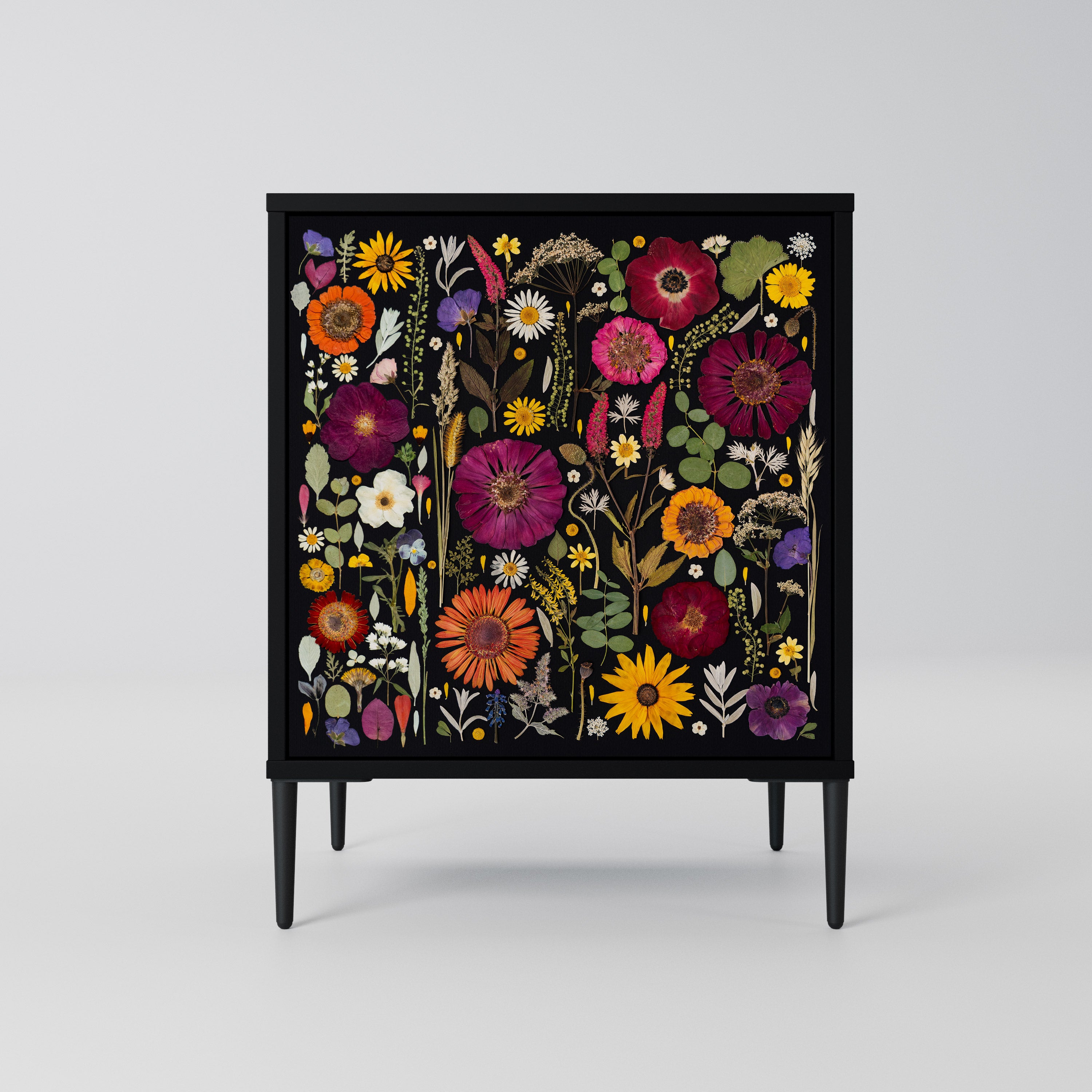 MIDNIGHT GARDEN Komoda 1-drzwiowa korpus Czarny