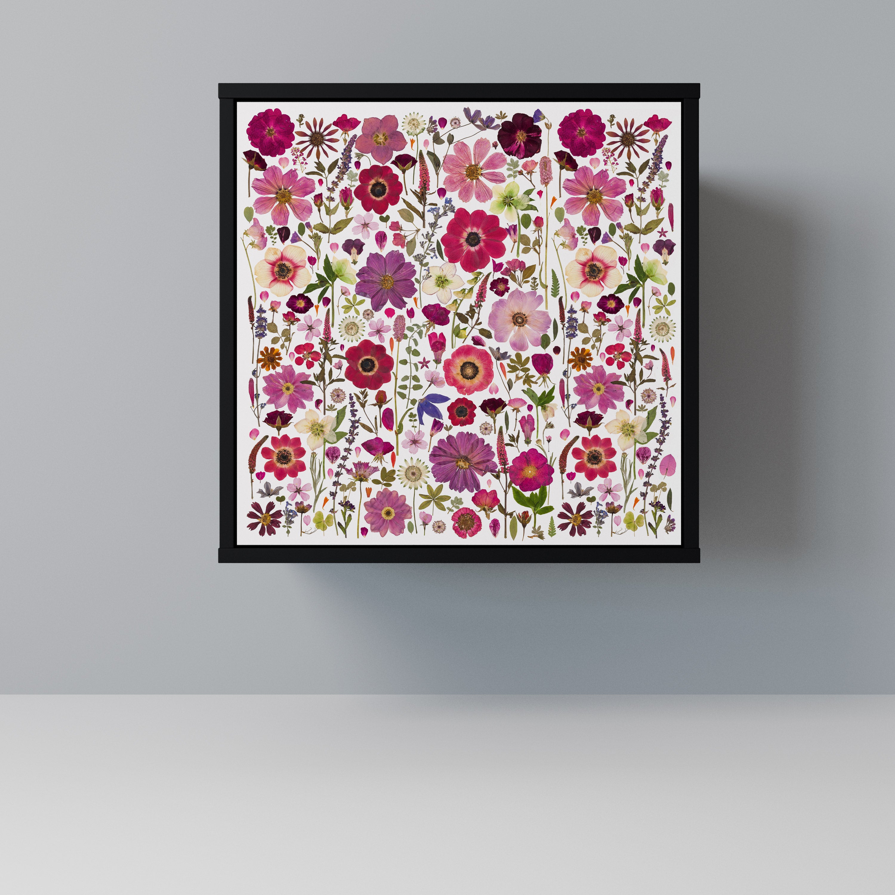 PETAL GARDEN Komoda 1-drzwiowa korpus Czarny