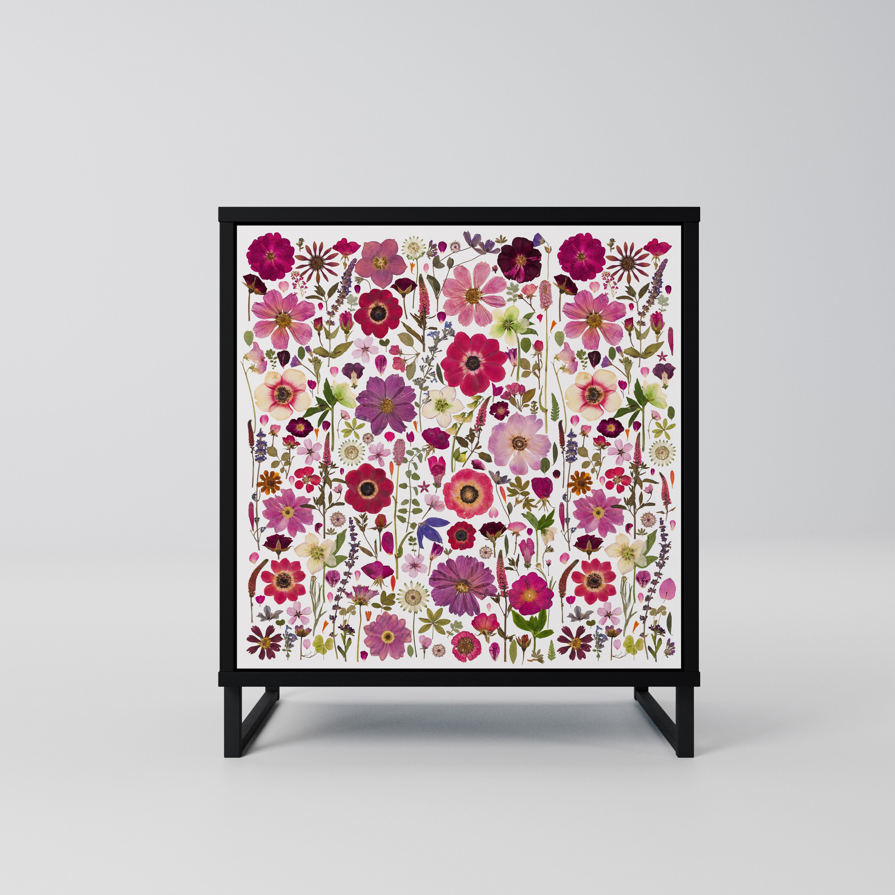 PETAL GARDEN Komoda 1-drzwiowa korpus Czarny