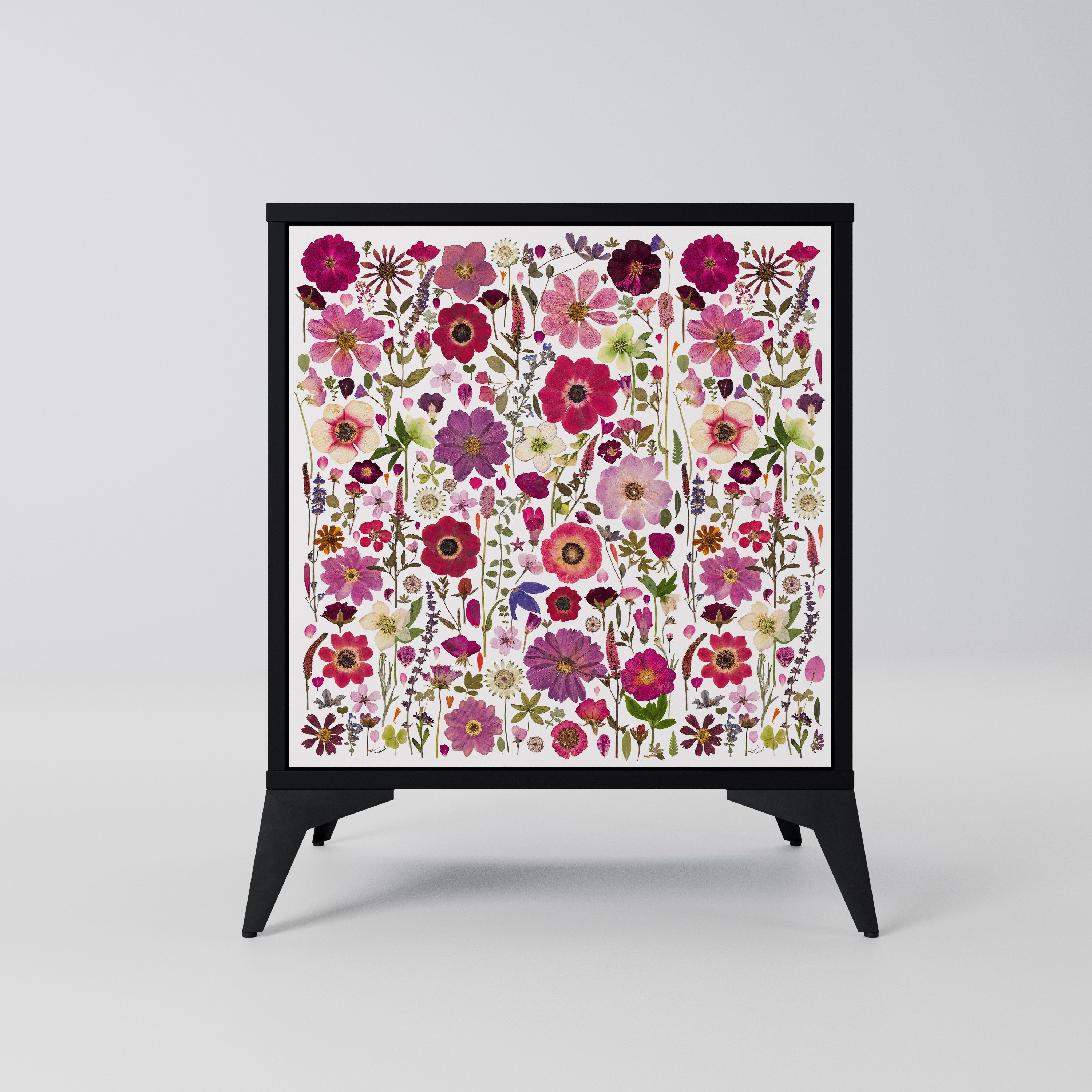 PETAL GARDEN Komoda 1-drzwiowa korpus Czarny