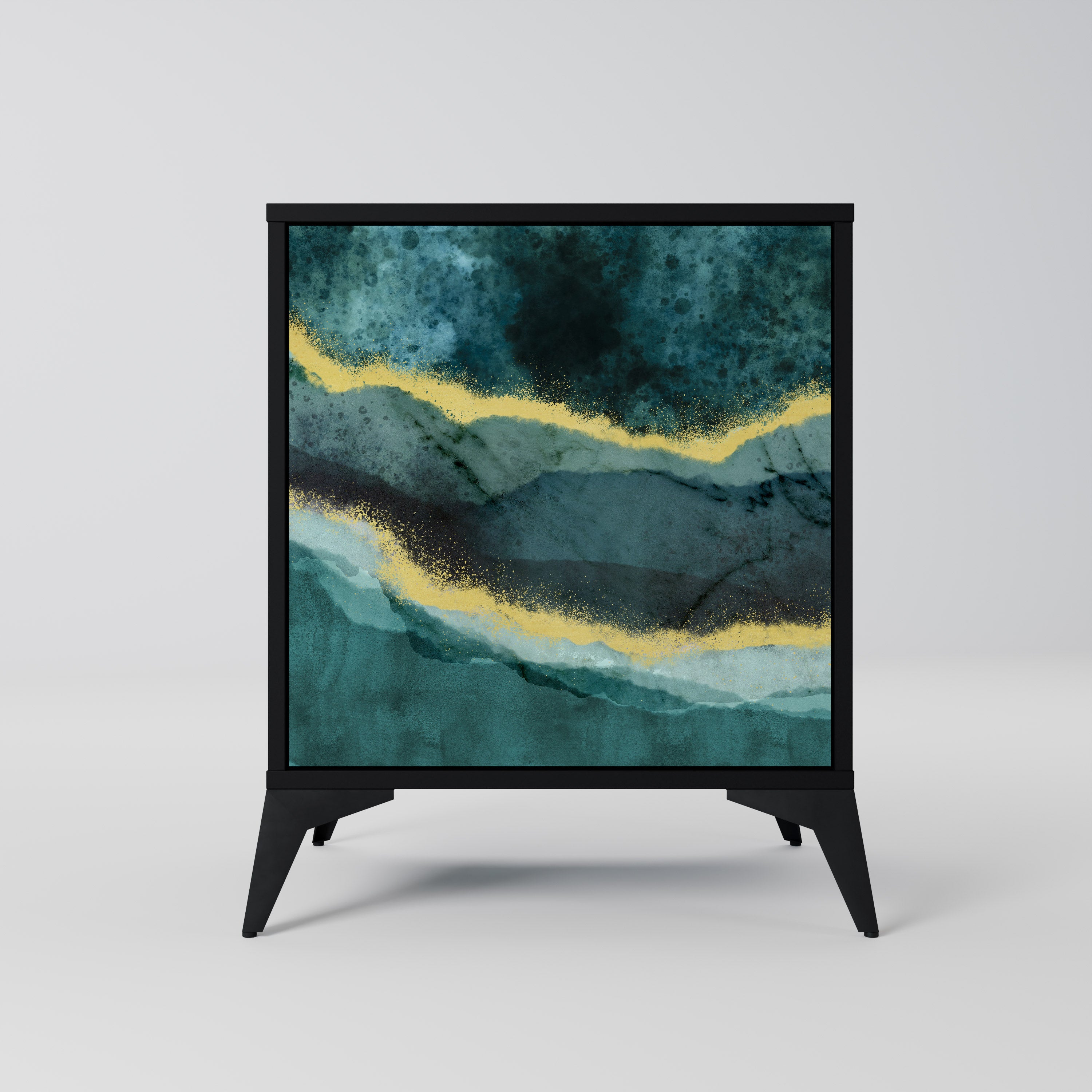 GOLDRUSH ODYSSEY Komoda 1-drzwiowa korpus Czarny