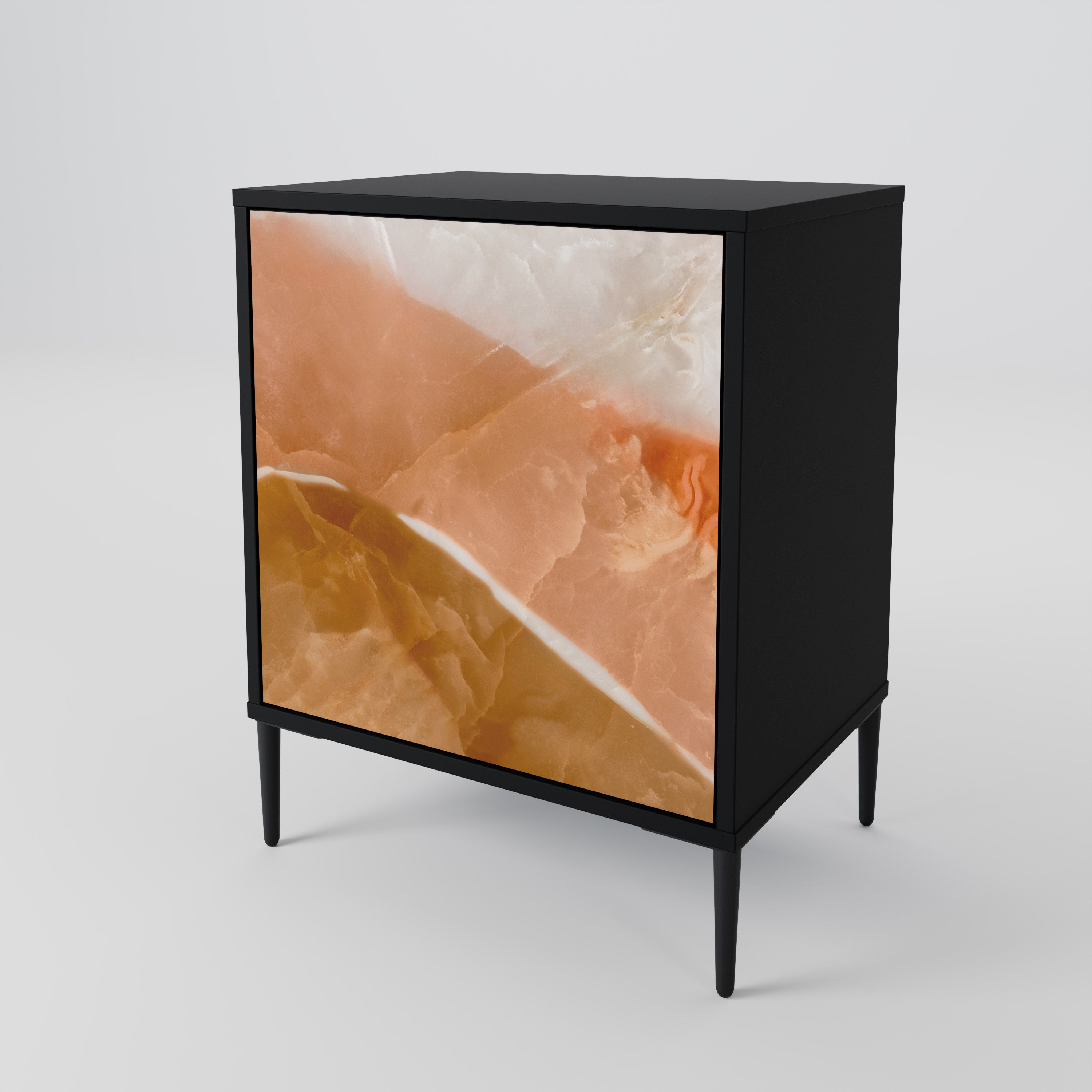 SANDHILLS SPLENDOUR Komoda 1-drzwiowa korpus Czarny