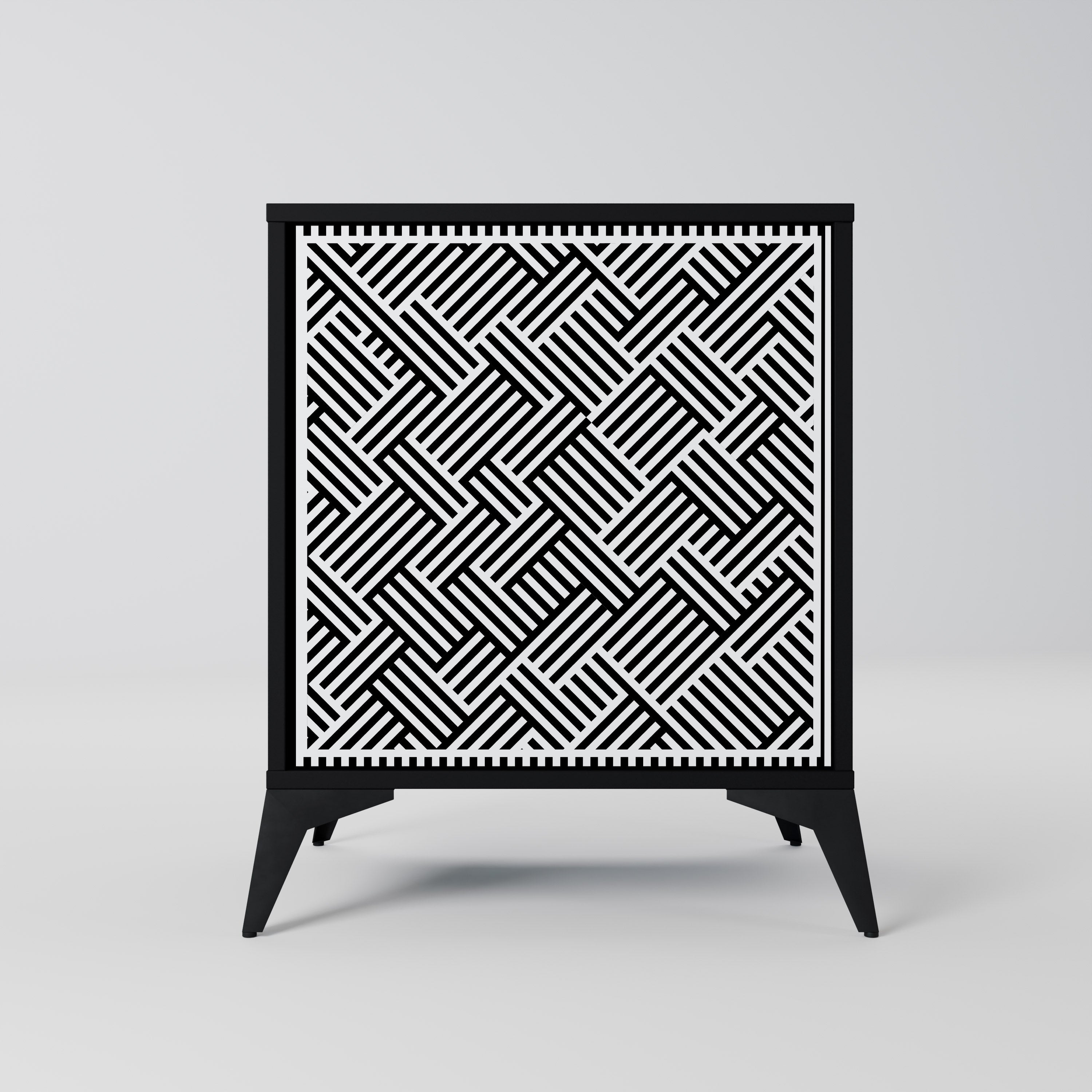 TEMPORARY SEQUENCE Komoda 1-drzwiowa korpus Czarny