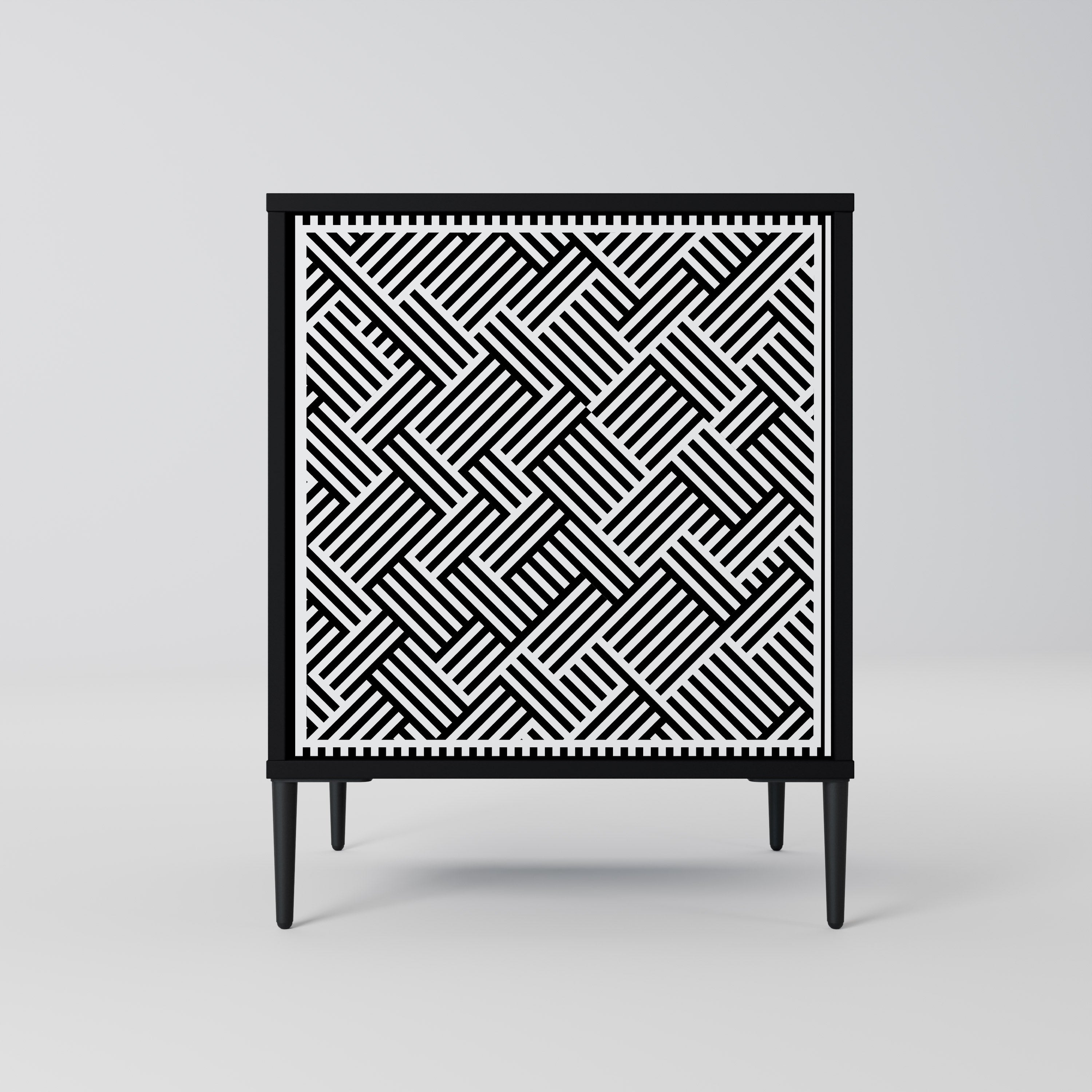 TEMPORARY SEQUENCE Komoda 1-drzwiowa korpus Czarny