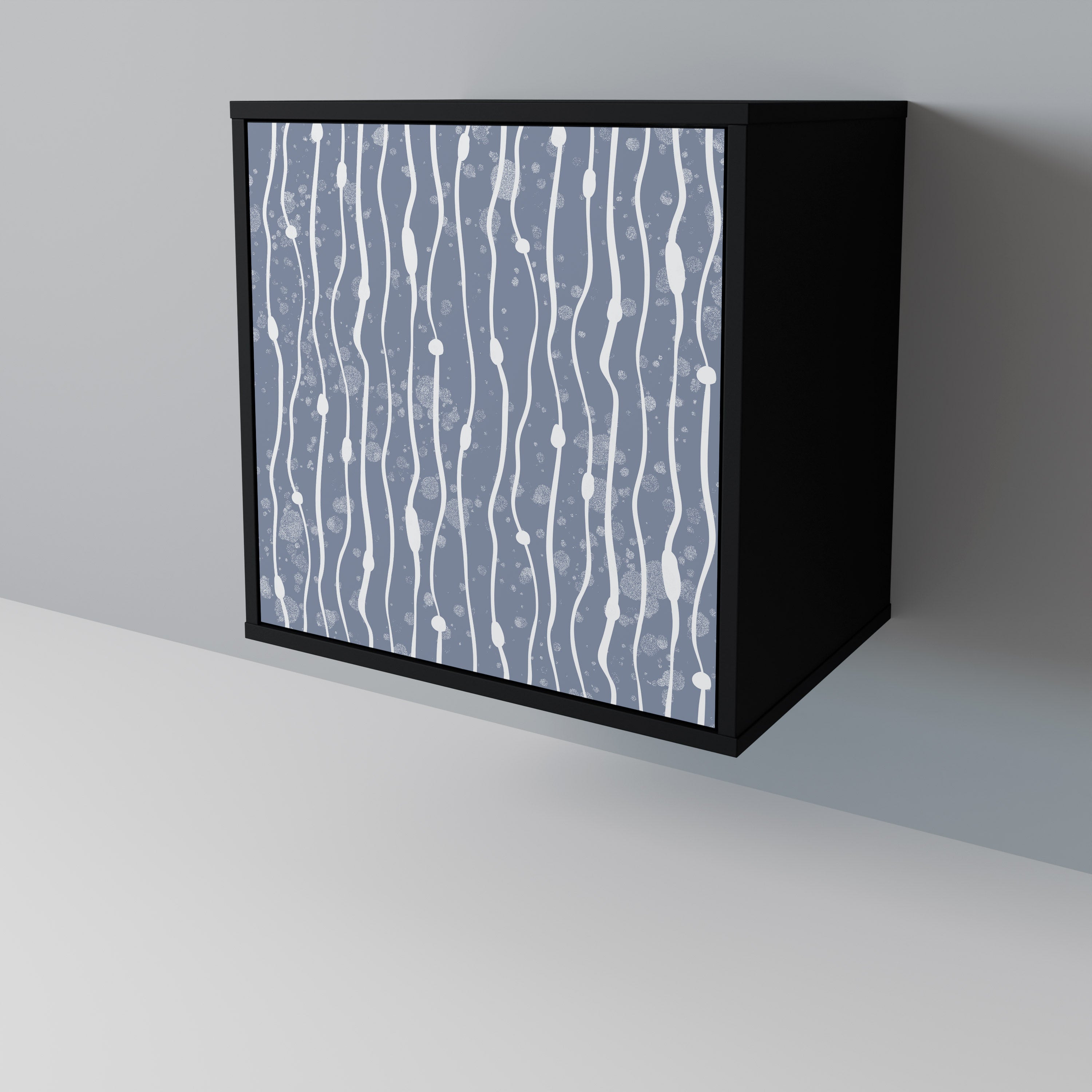 GRAPHITE RAIN Komoda 1-drzwiowa korpus Czarny