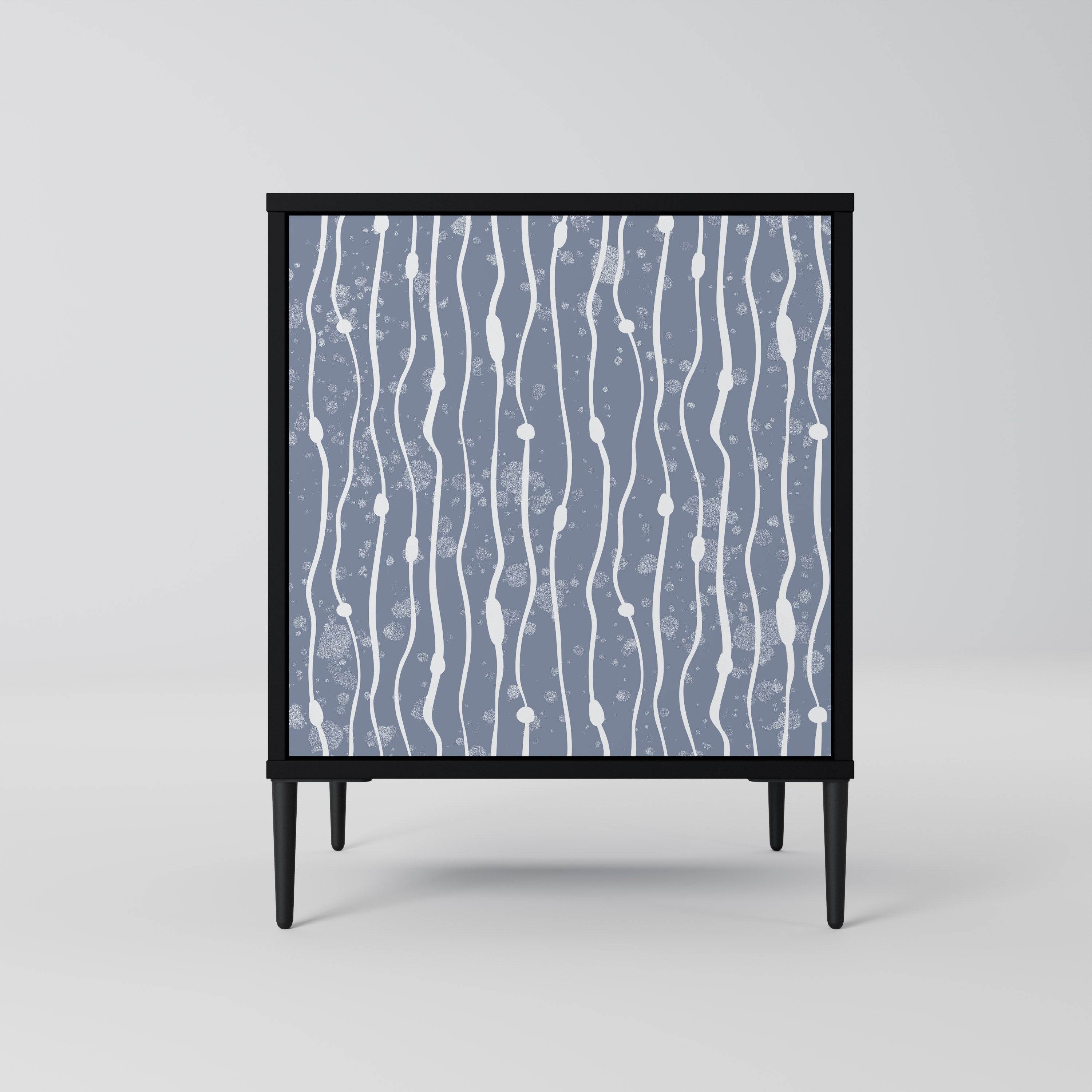 GRAPHITE RAIN Komoda 1-drzwiowa korpus Czarny