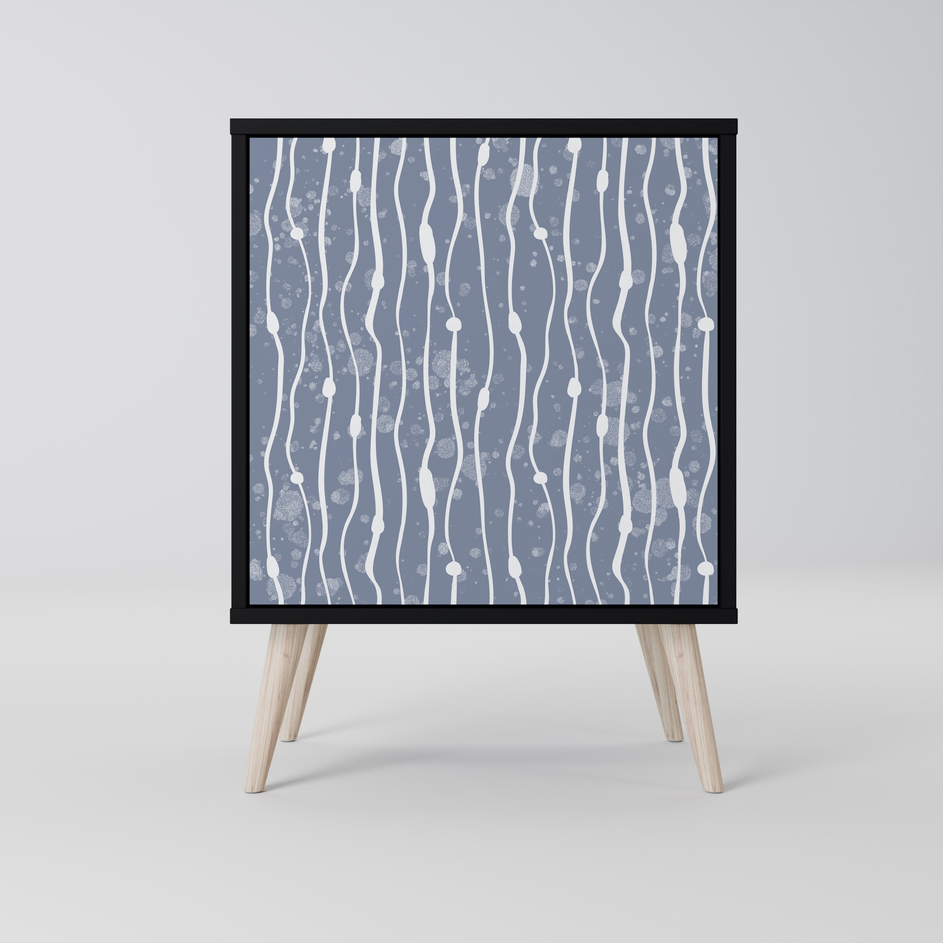 GRAPHITE RAIN Komoda 1-drzwiowa korpus Czarny