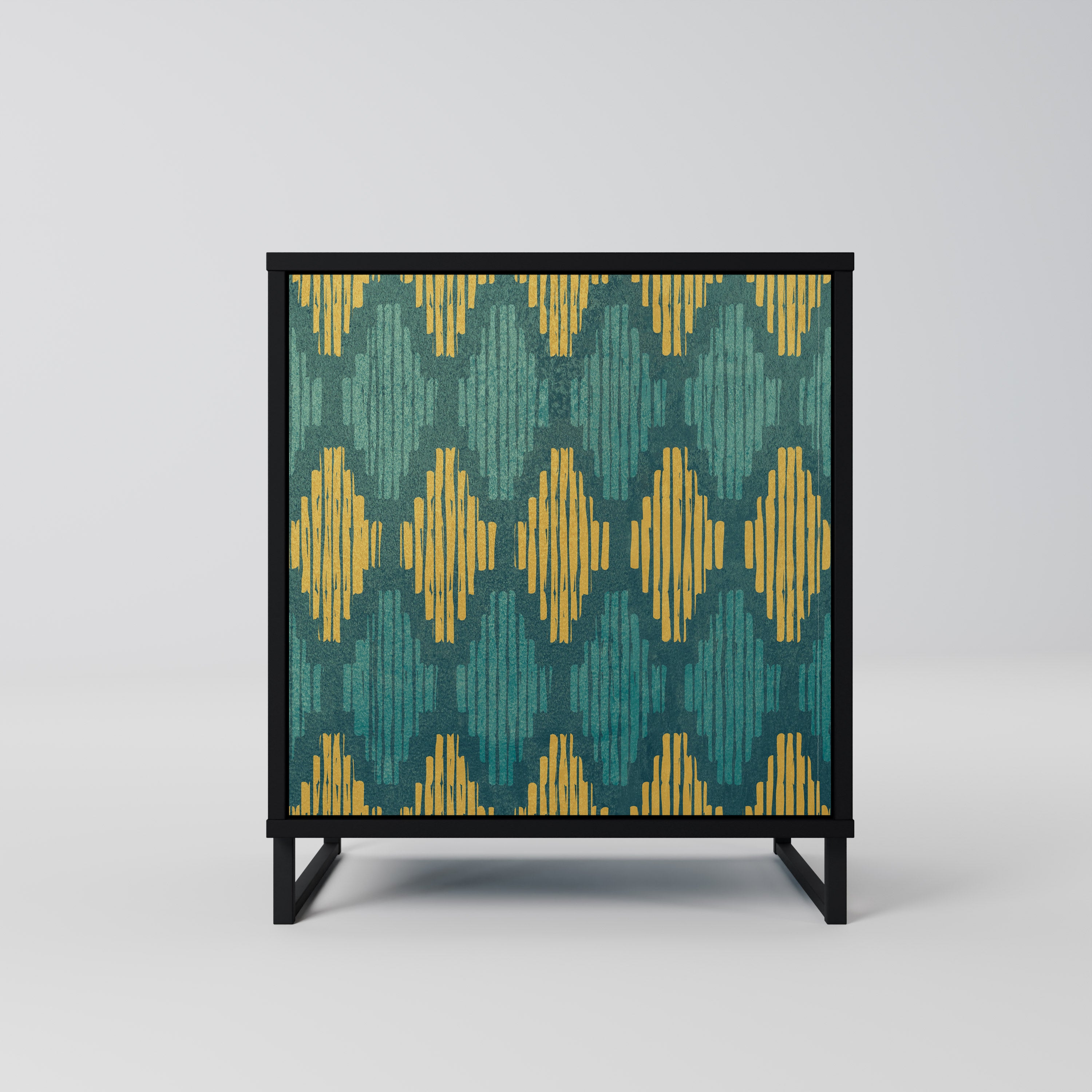 POLYGONS Komoda 1-drzwiowa korpus Czarny