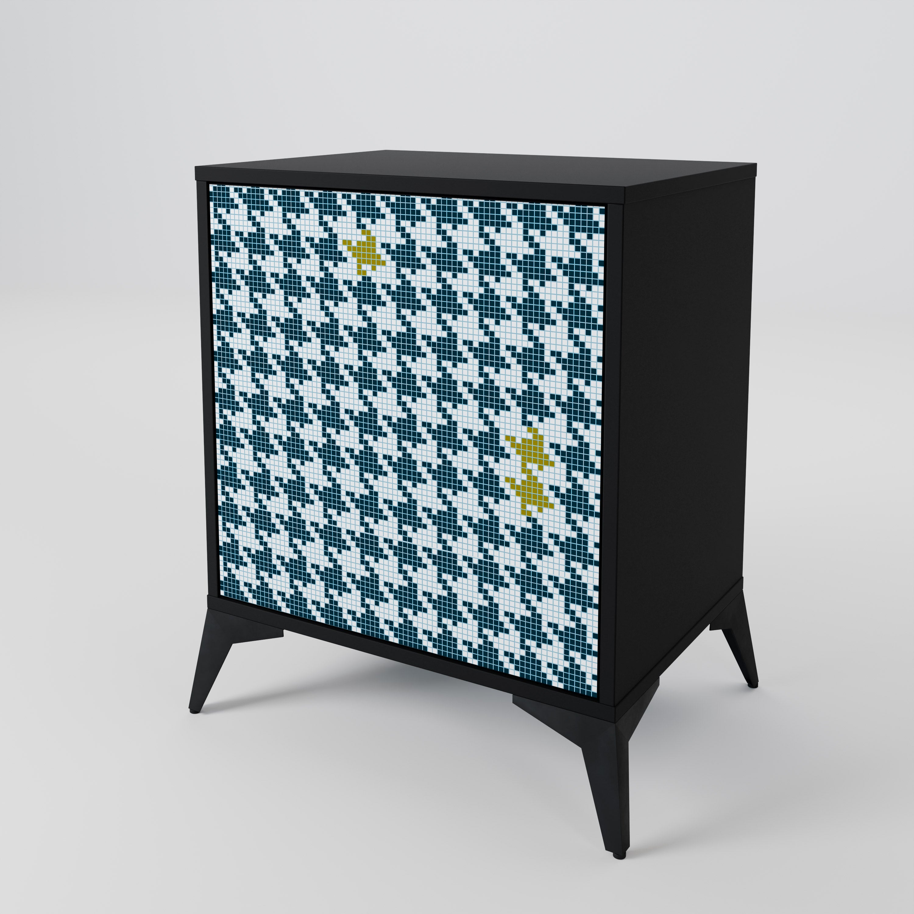 OUT OF CONTEXT Komoda 1-drzwiowa korpus Czarny