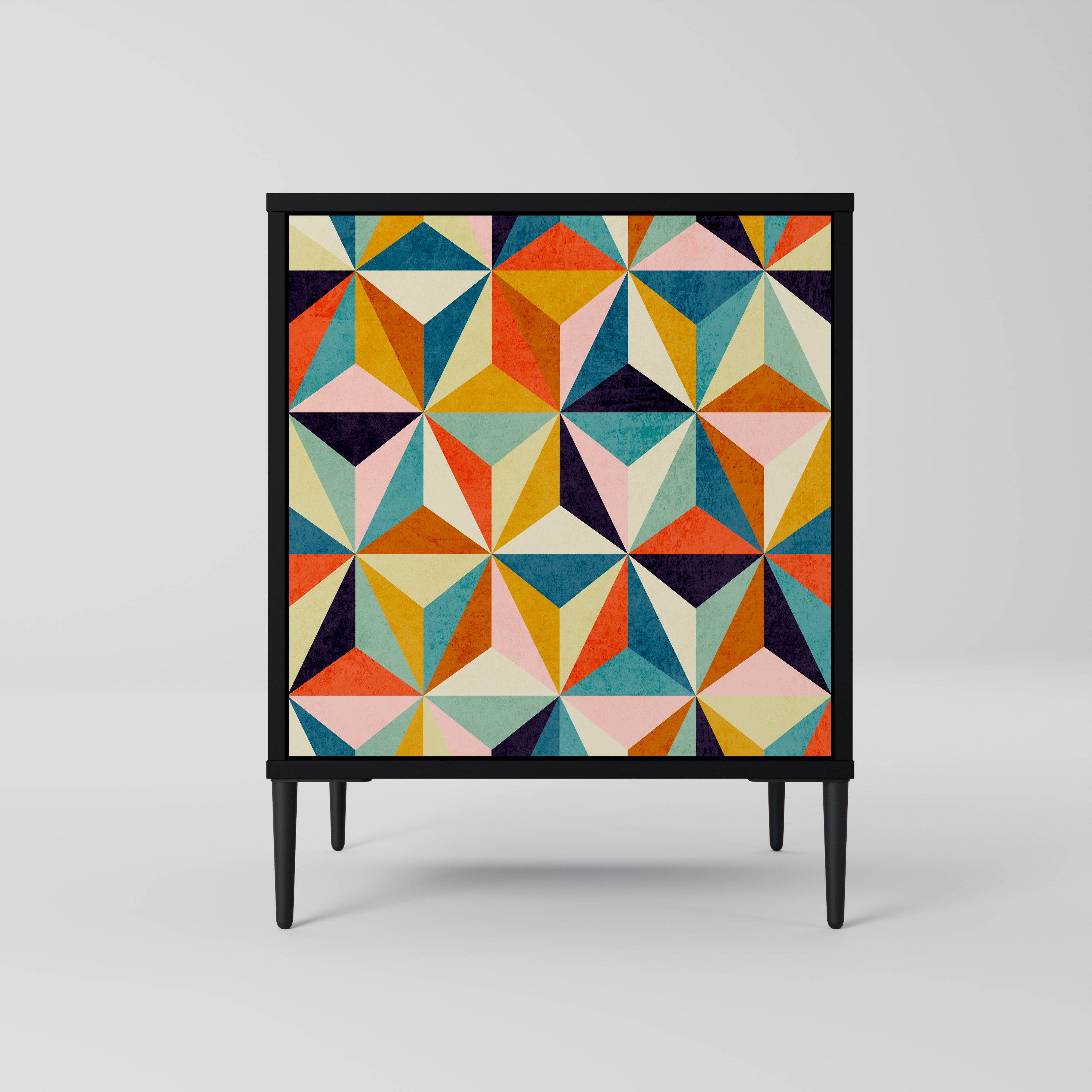 TESSELATE TREASURES Komoda 1-drzwiowa korpus Czarny