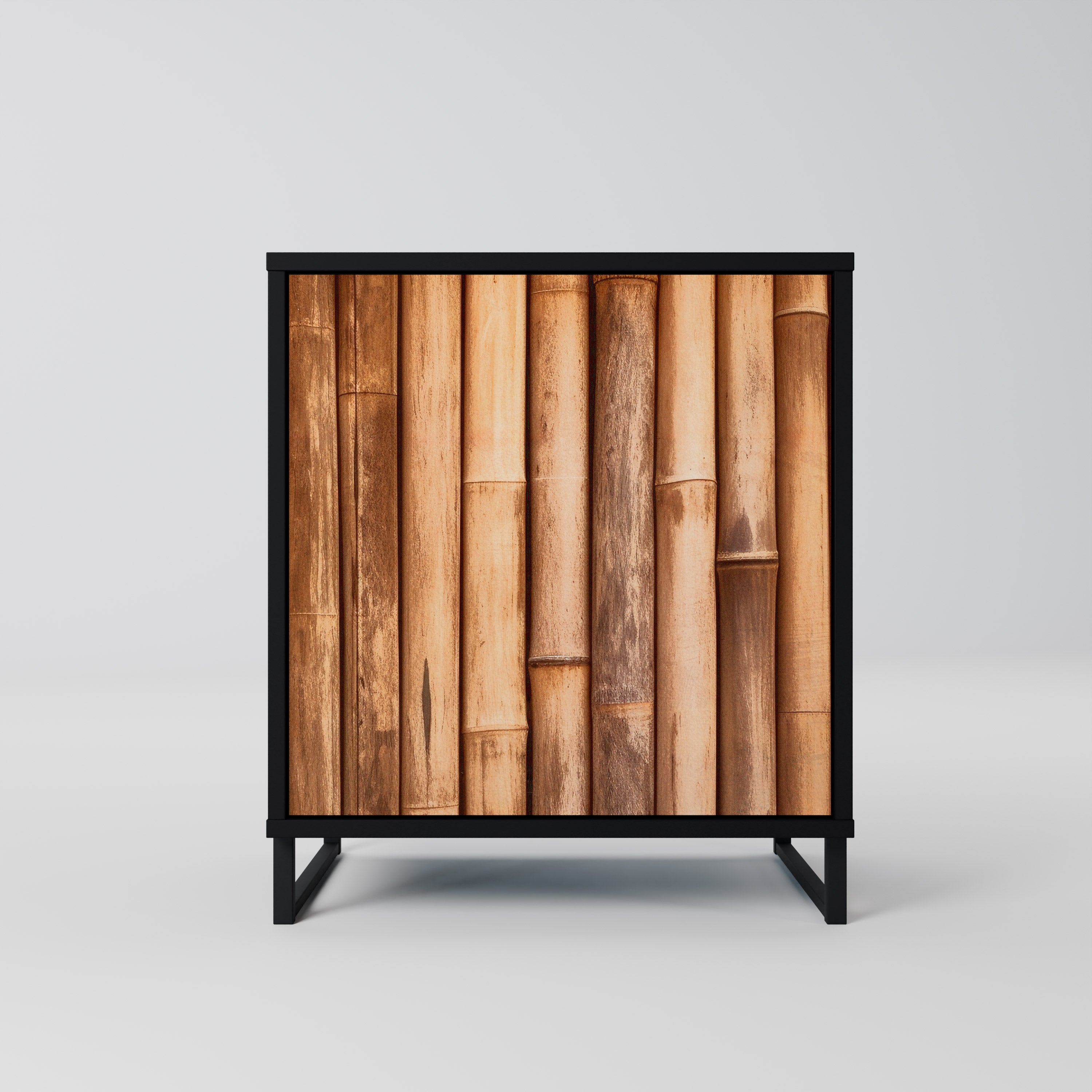 NATURAL WOOD Komoda 1-drzwiowa korpus Czarny