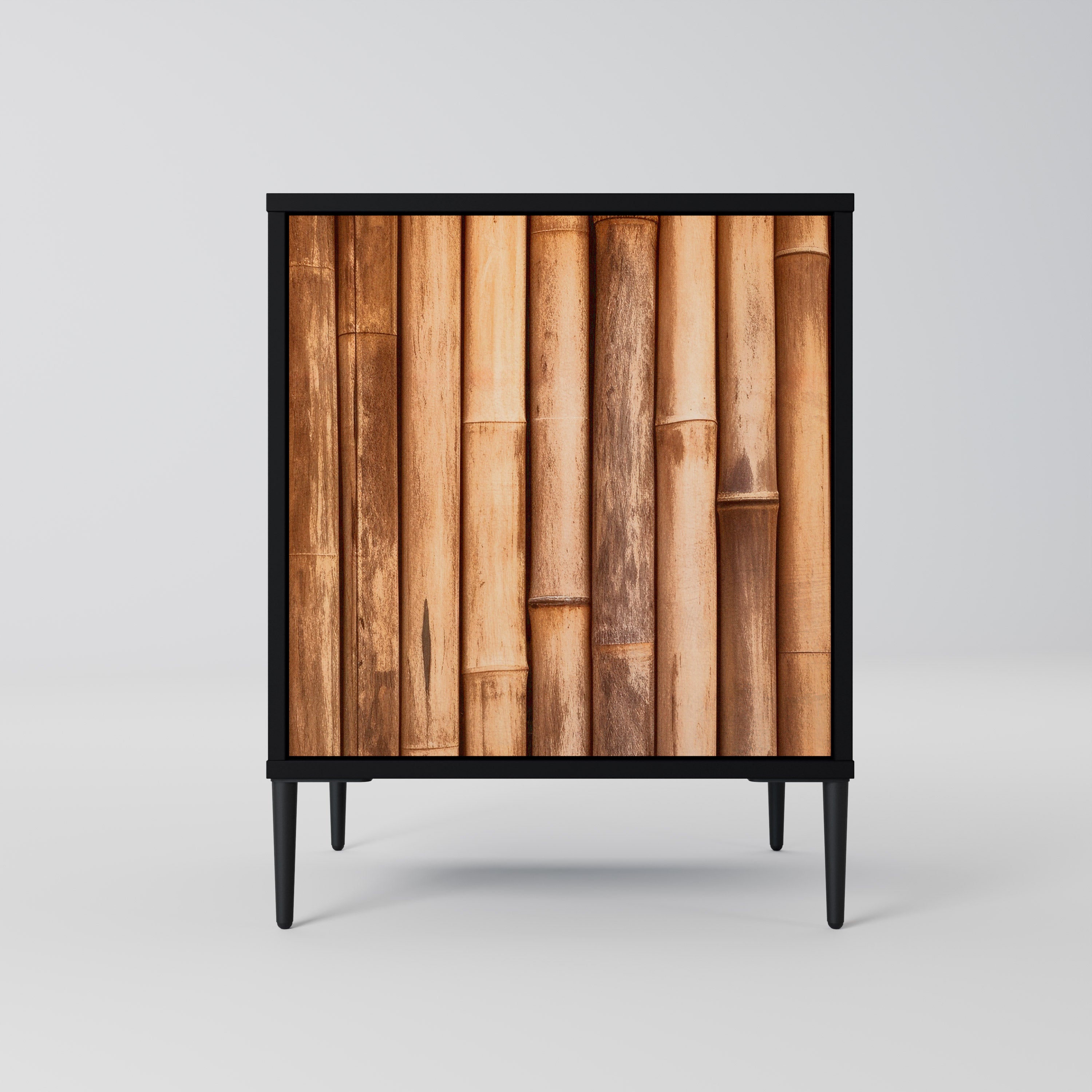 NATURAL WOOD Komoda 1-drzwiowa korpus Czarny