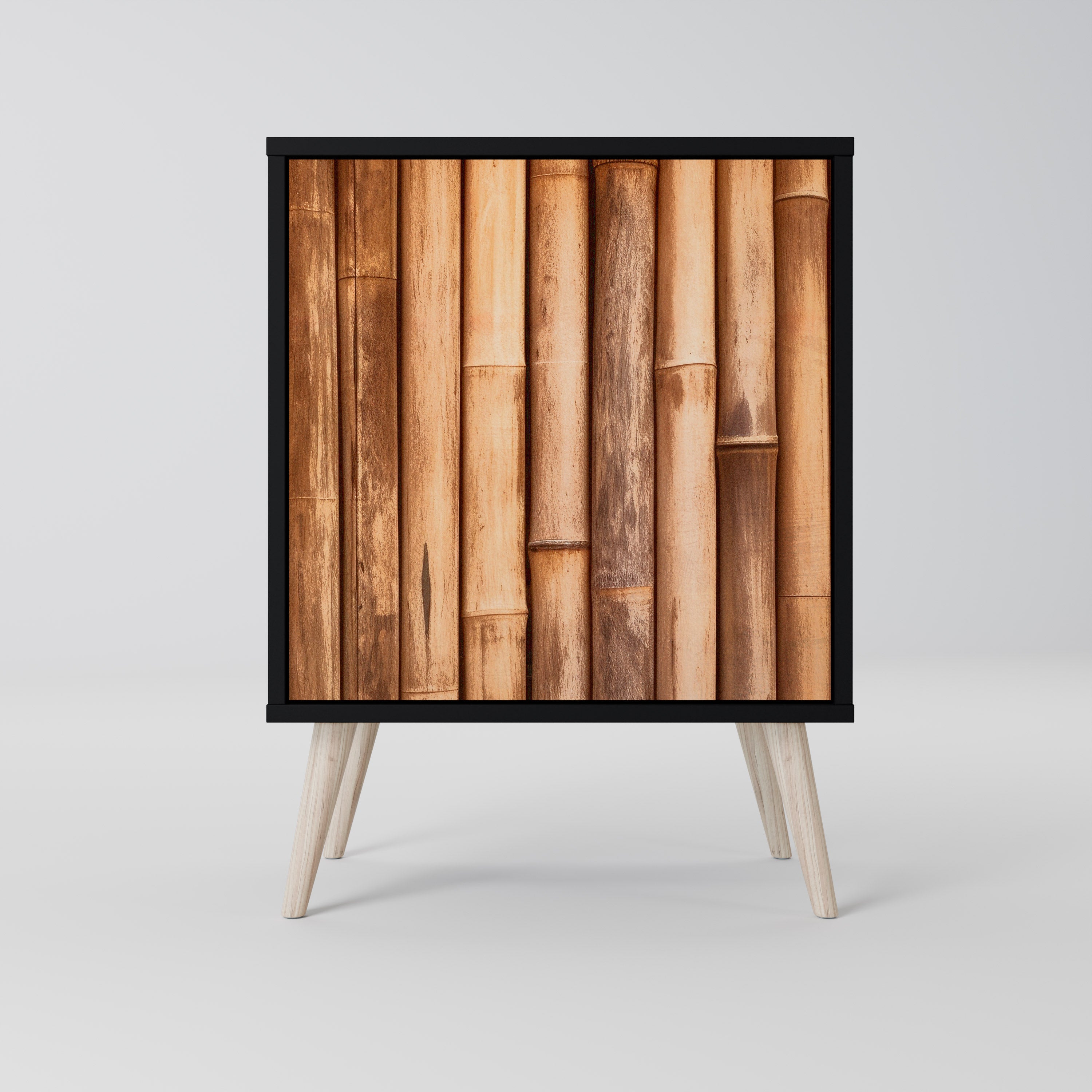 NATURAL WOOD Komoda 1-drzwiowa korpus Czarny