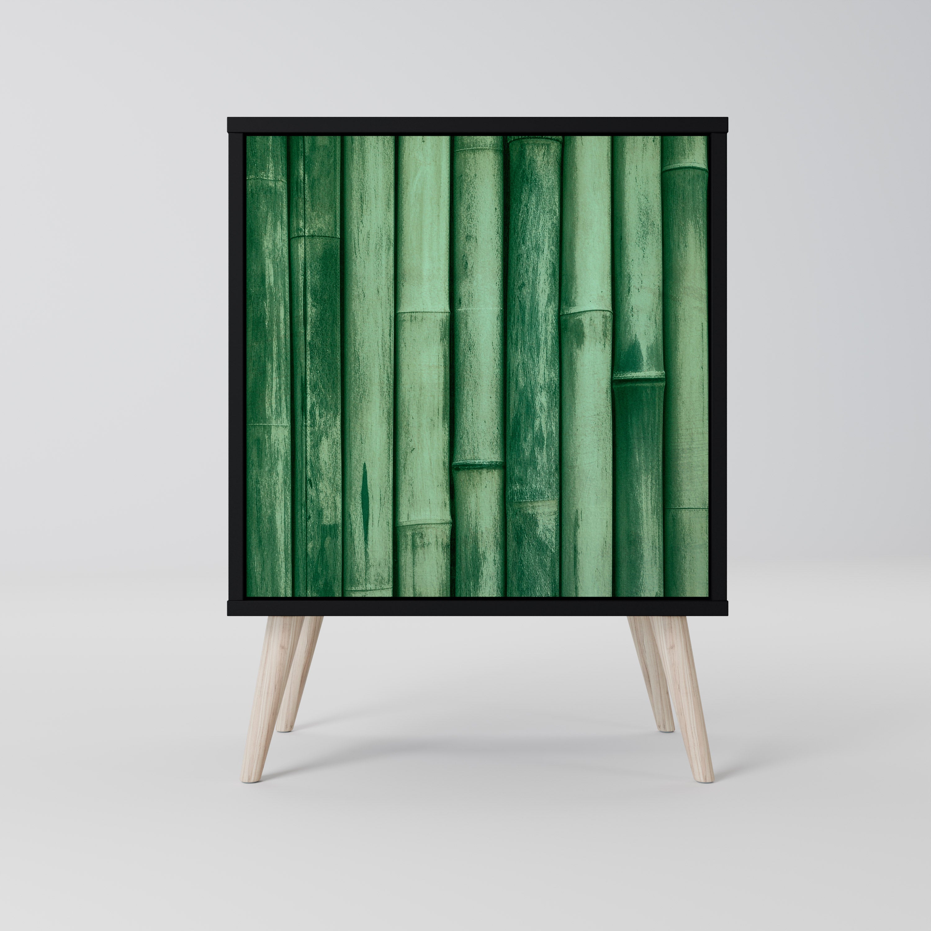 NATURAL GREEN Komoda 1-drzwiowa korpus Czarny