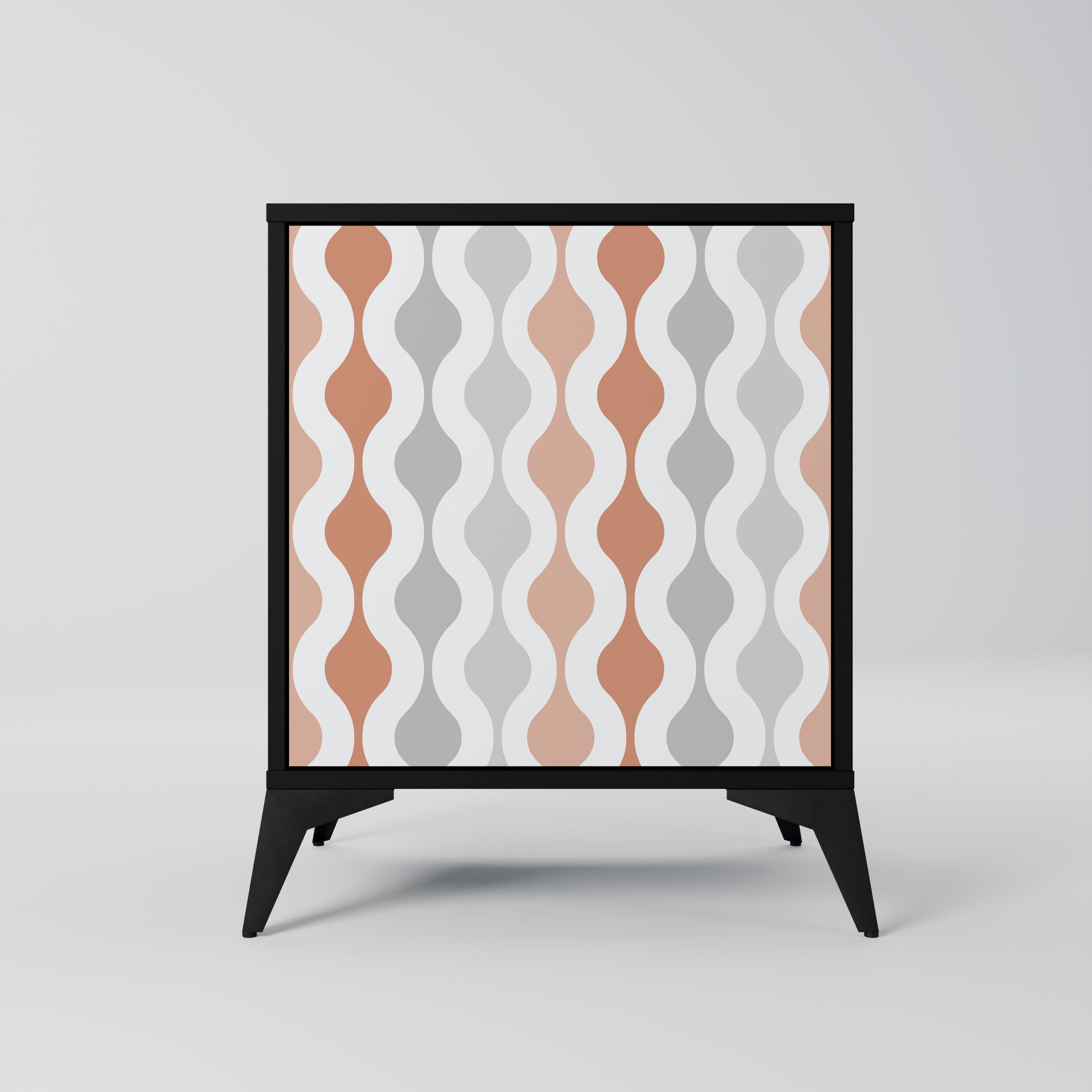 HAZY NOSTALGIA Komoda 1-drzwiowa korpus Czarny