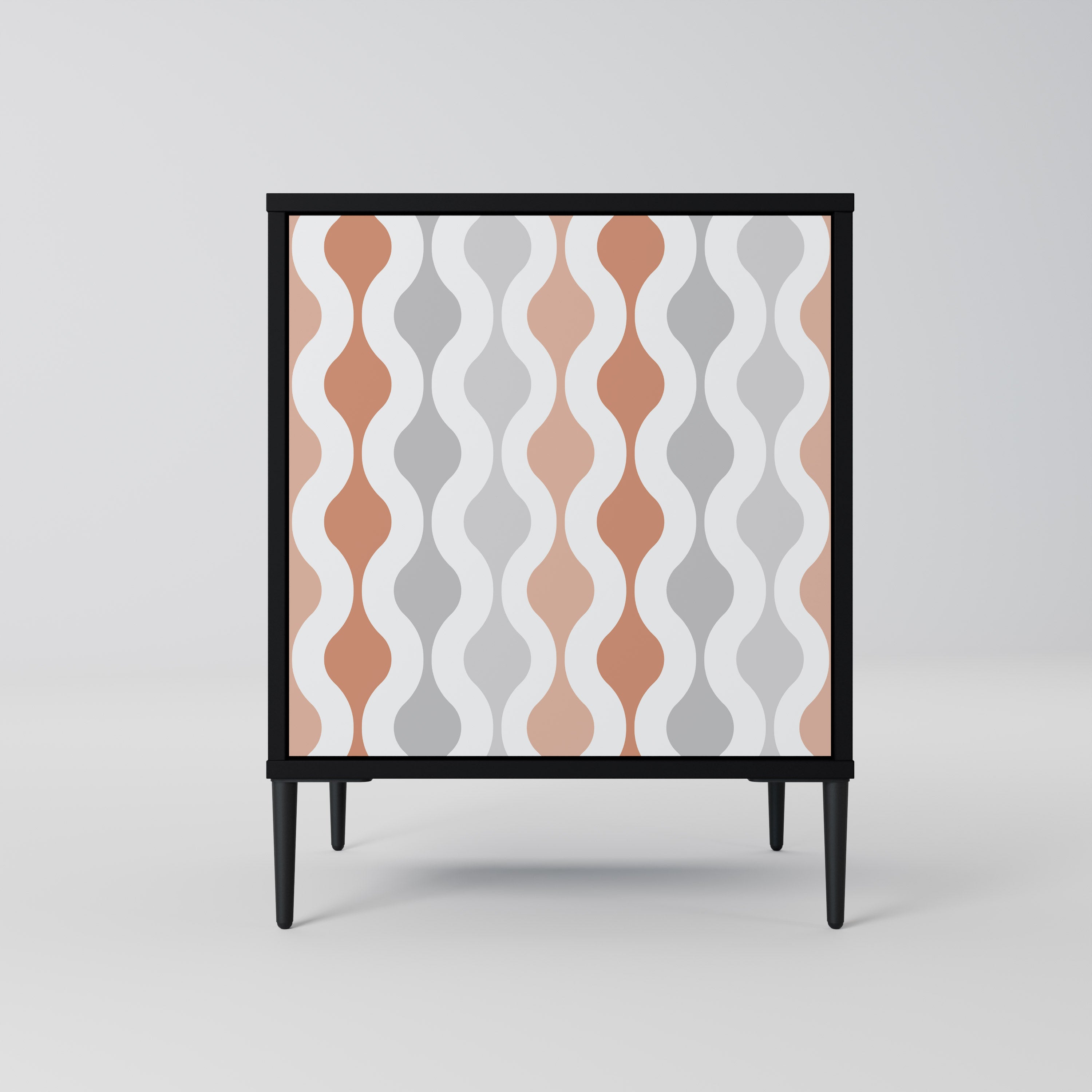 HAZY NOSTALGIA Komoda 1-drzwiowa korpus Czarny