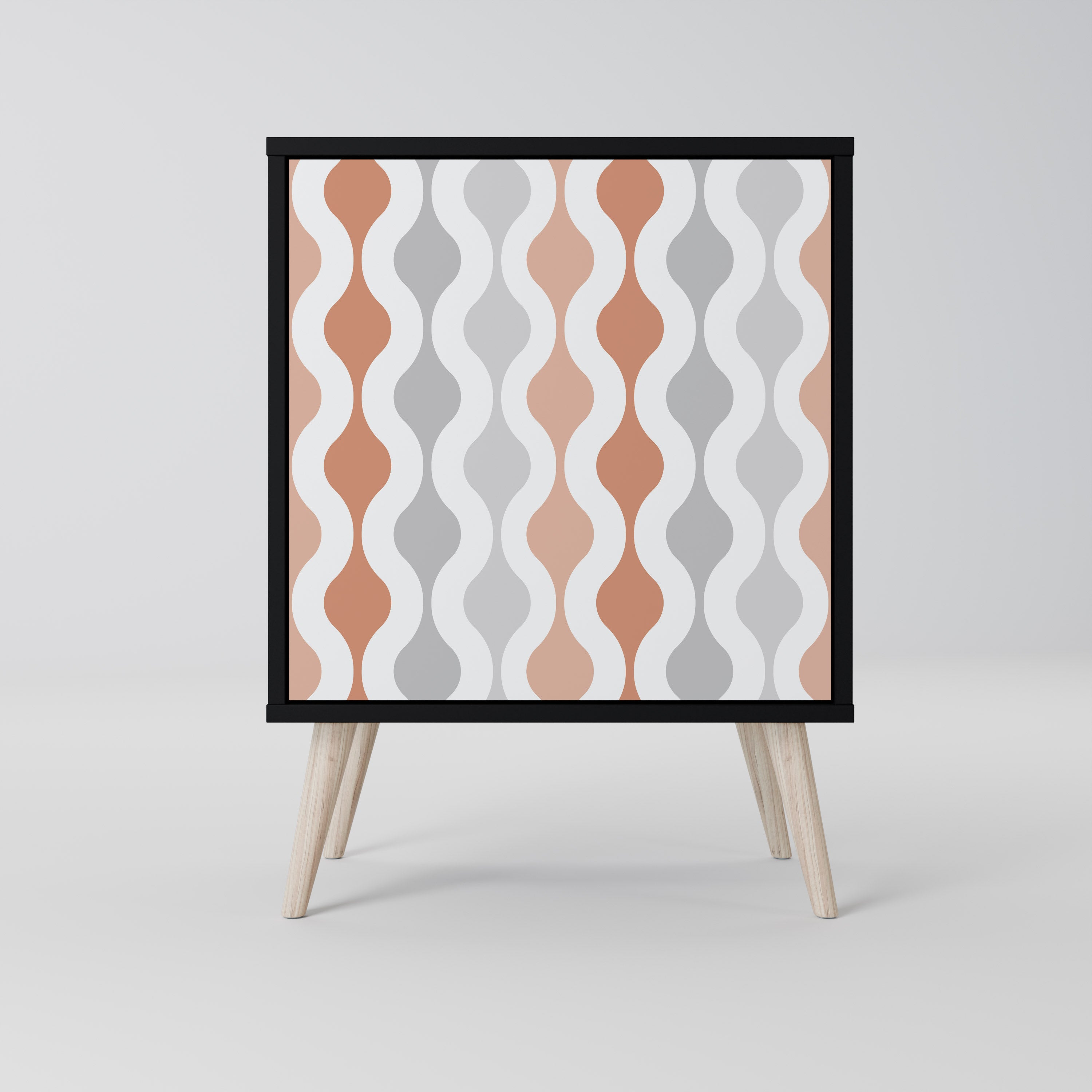 HAZY NOSTALGIA Komoda 1-drzwiowa korpus Czarny