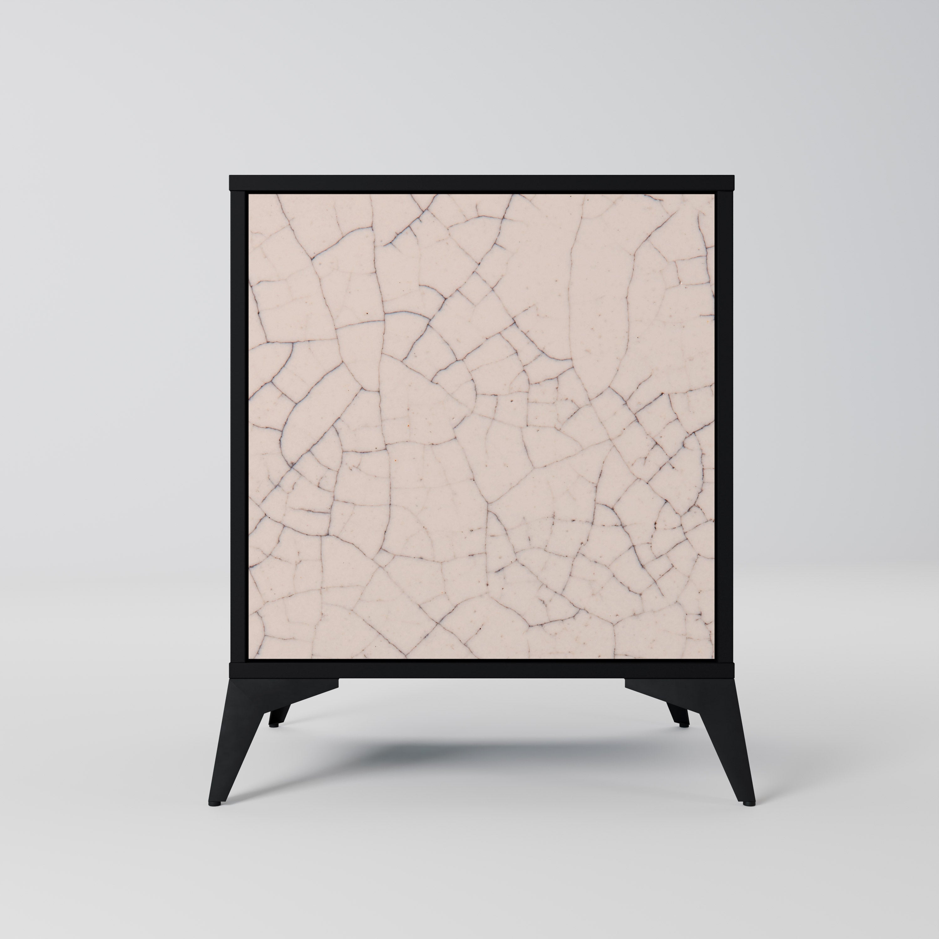 CERAMIC TEXTURE Komoda 1-drzwiowa korpus Czarny