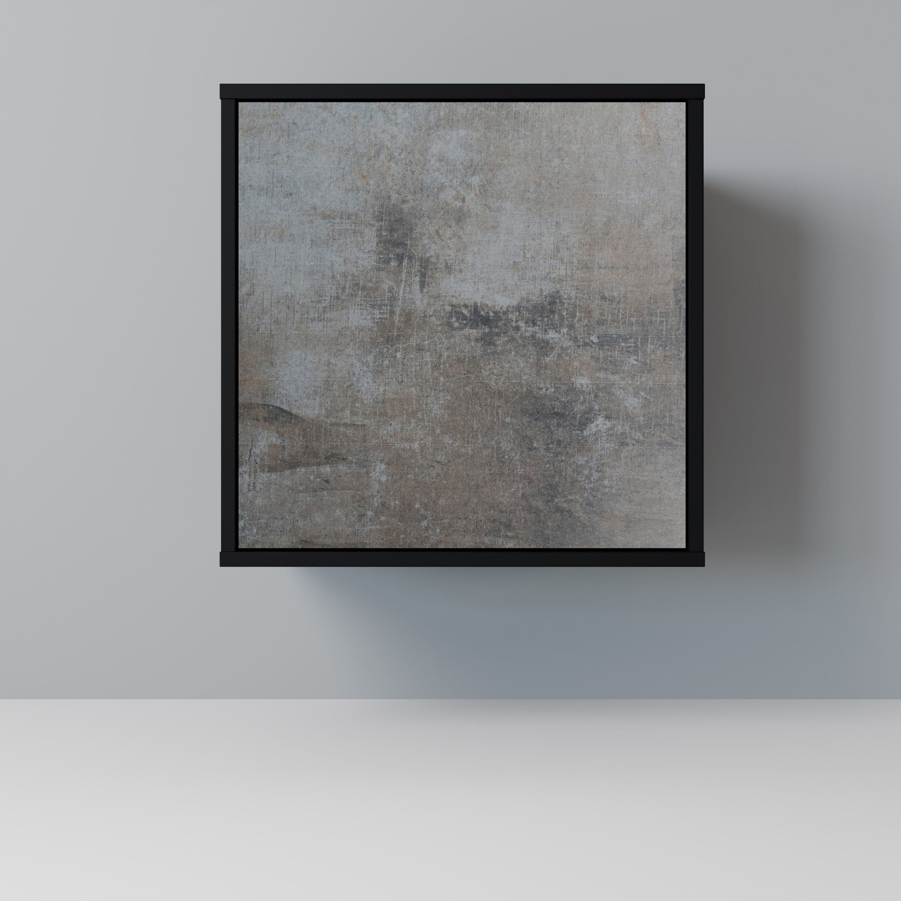 CONCRETE WALL Komoda 1-drzwiowa korpus Czarny