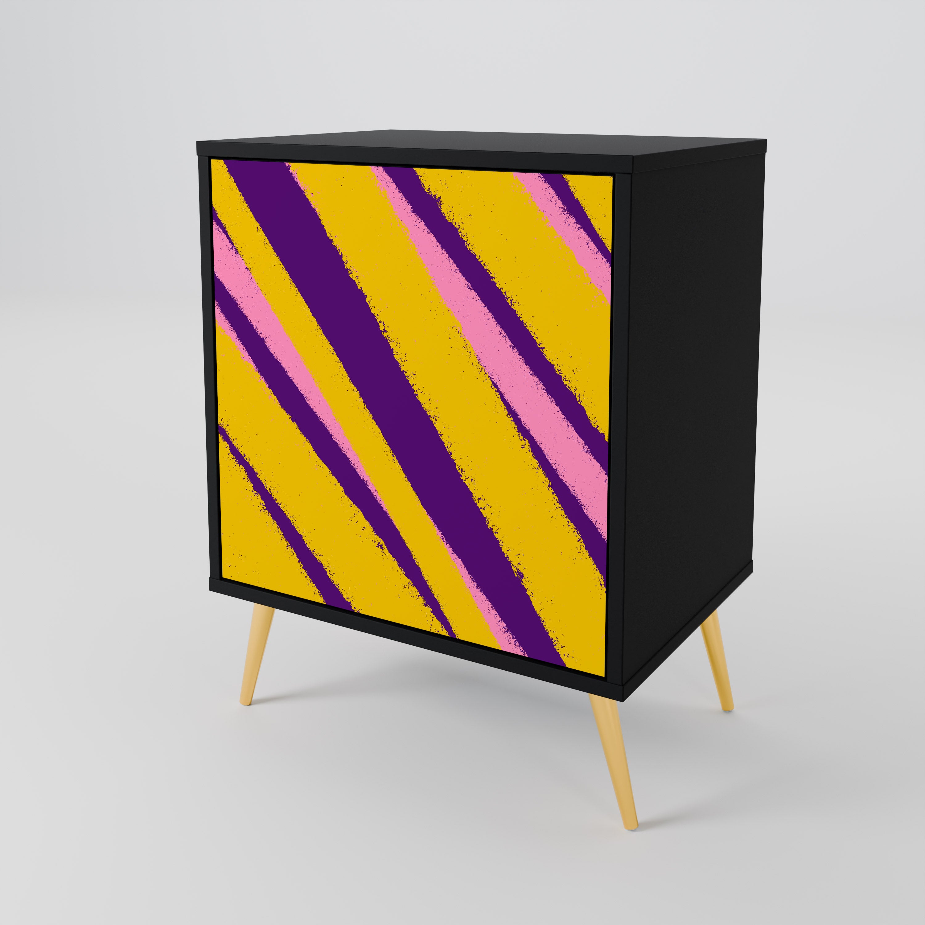 DREAMS COME TRUE Komoda 1-drzwiowa korpus Czarny