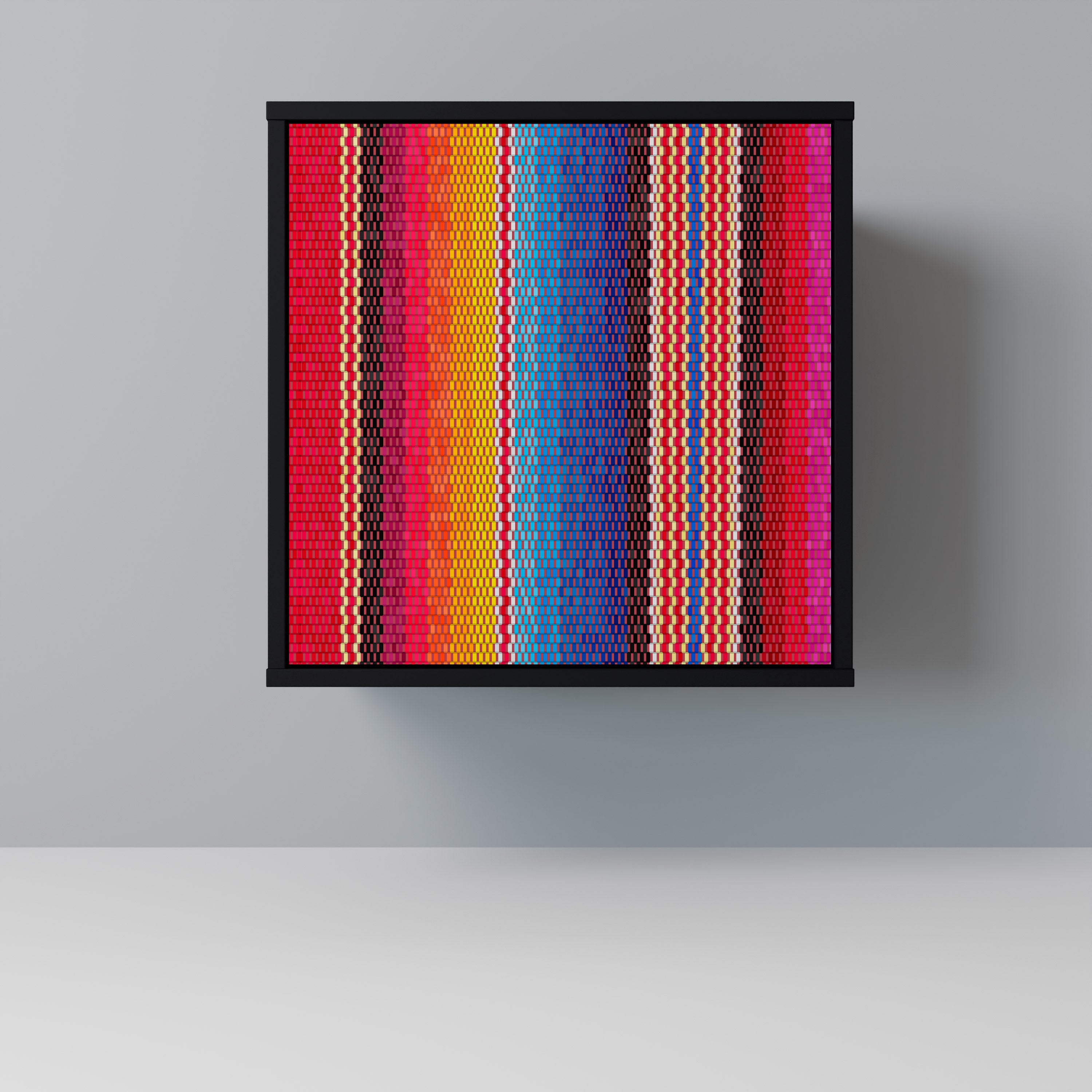 ETHNIC MEXICAN Komoda 1-drzwiowa korpus Czarny