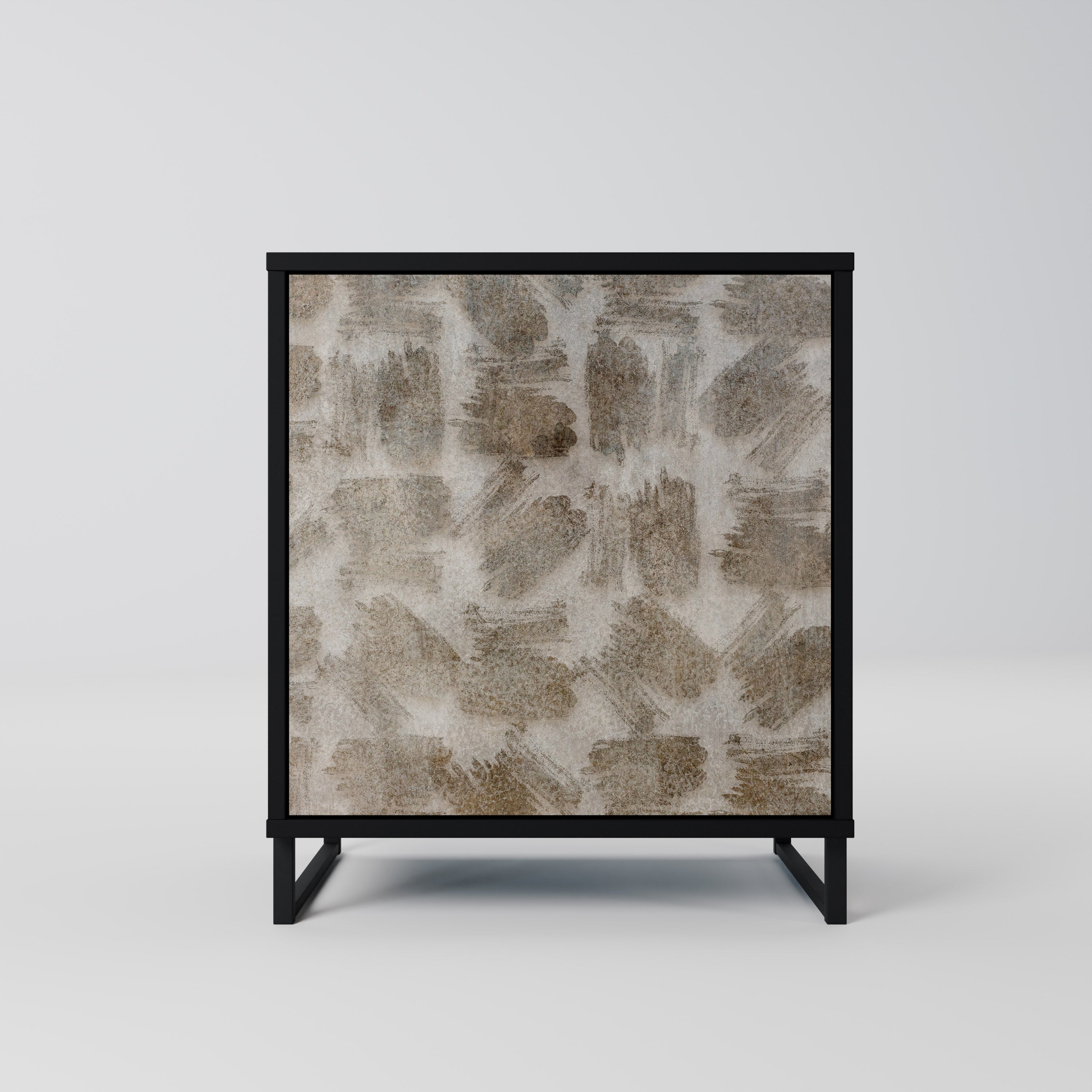 SLIGHTLY BLURRED Komoda 1-drzwiowa korpus Czarny