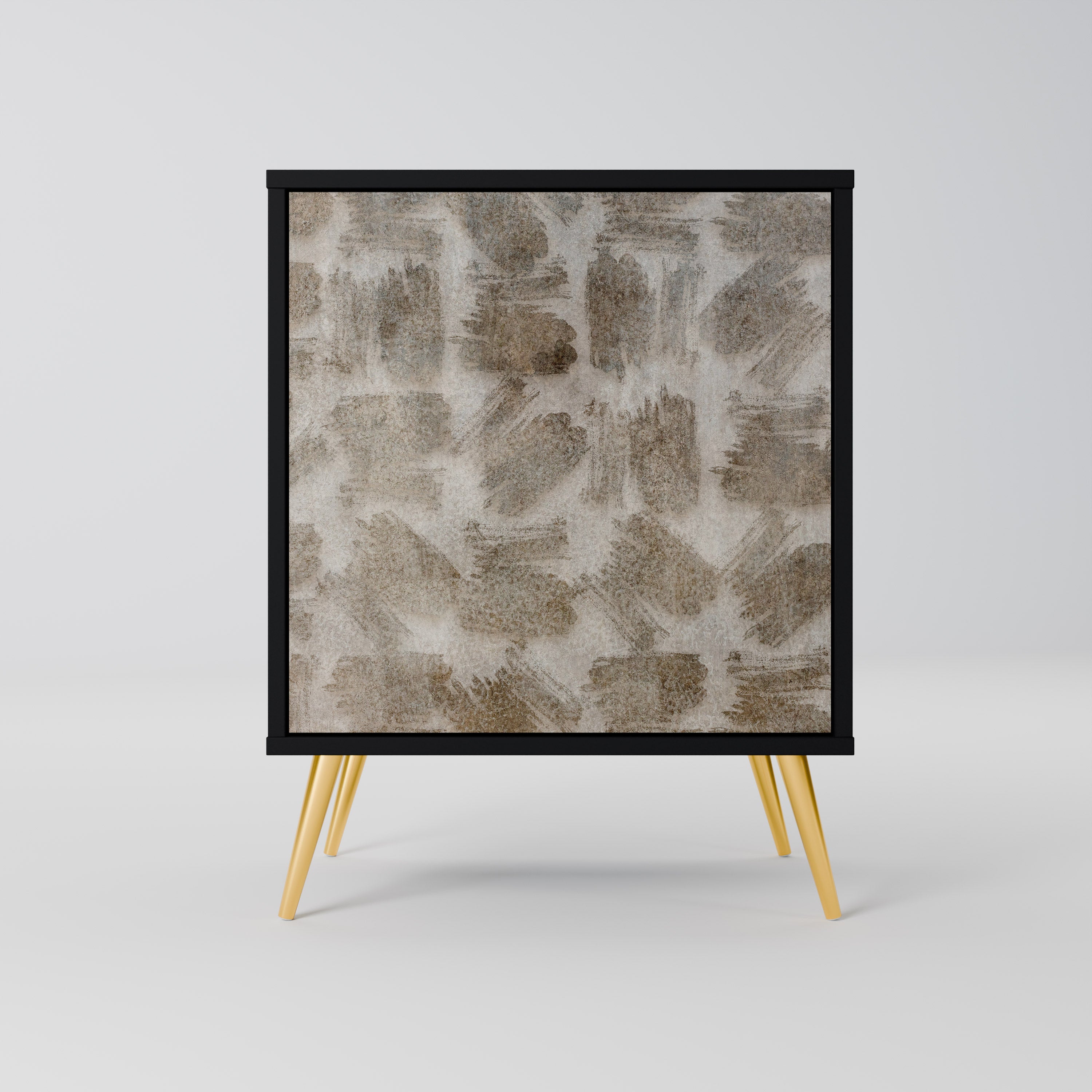 SLIGHTLY BLURRED Komoda 1-drzwiowa korpus Czarny