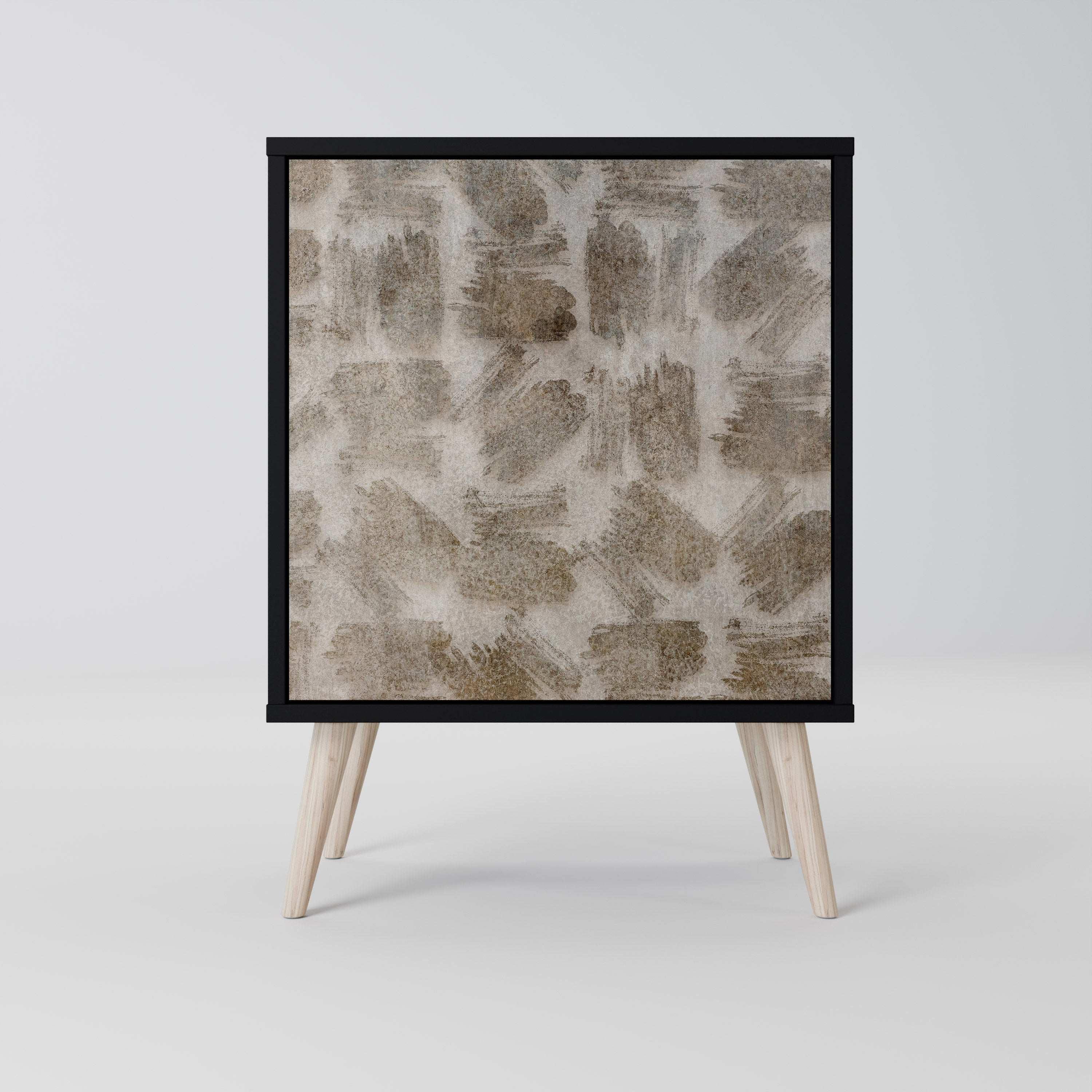 SLIGHTLY BLURRED Komoda 1-drzwiowa korpus Czarny