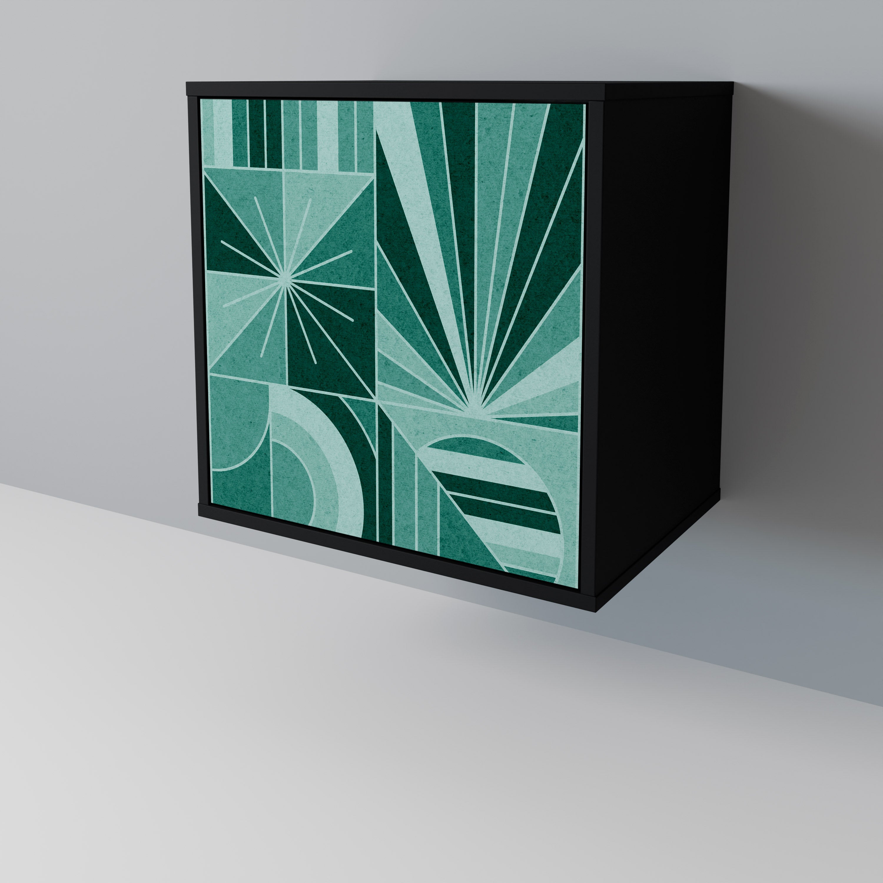 HARMONIC GRID Komoda 1-drzwiowa korpus Czarny