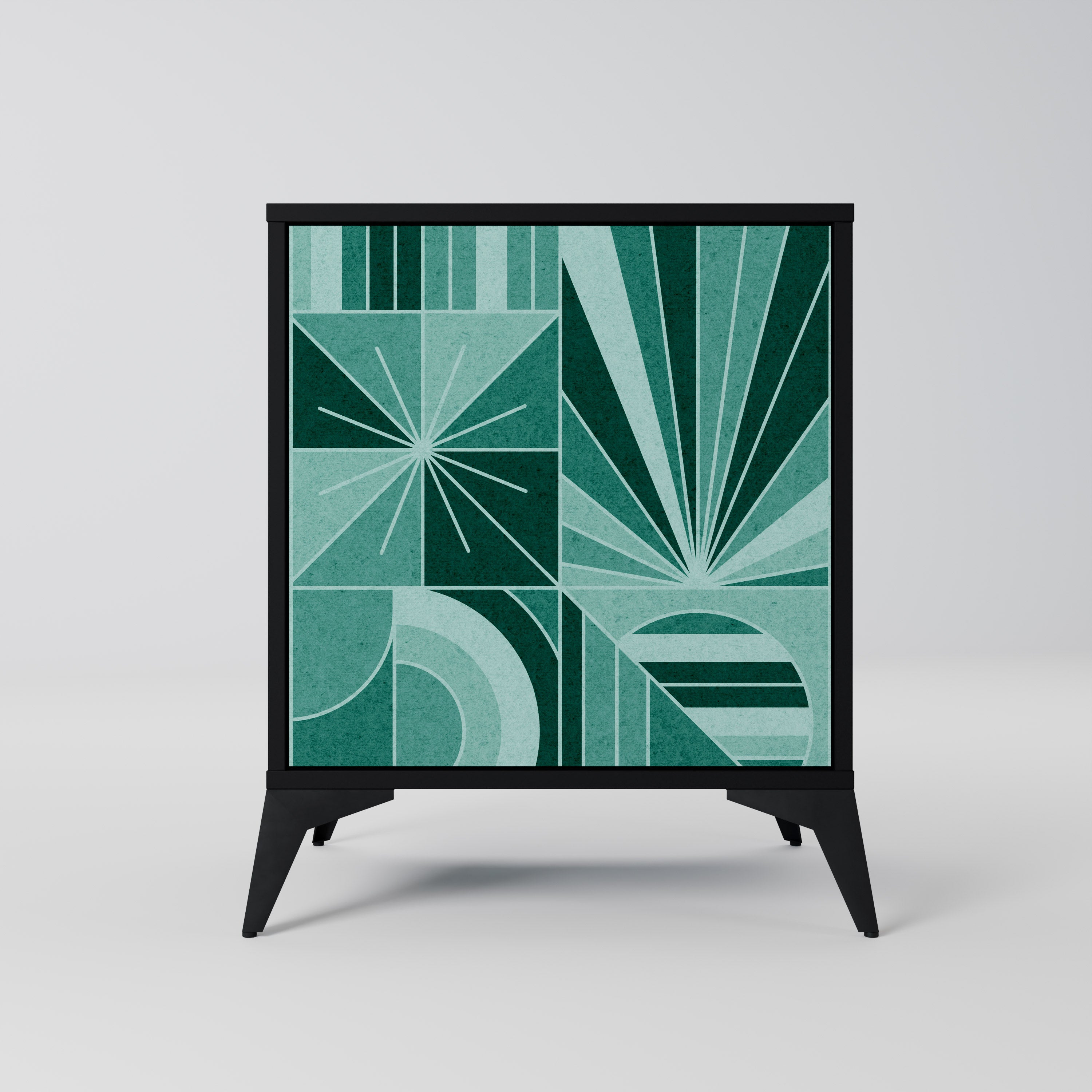 HARMONIC GRID Komoda 1-drzwiowa korpus Czarny