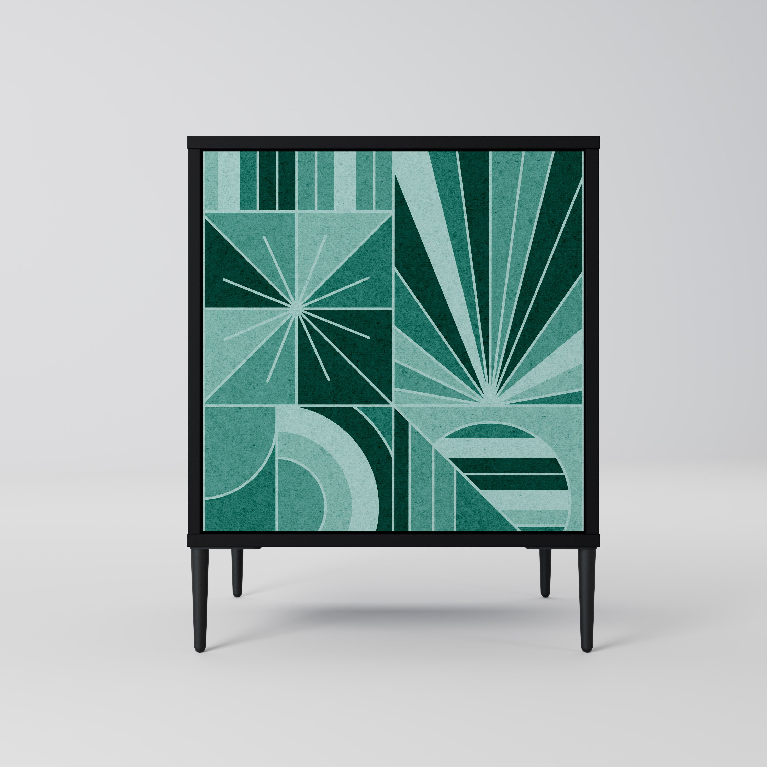 HARMONIC GRID Komoda 1-drzwiowa korpus Czarny