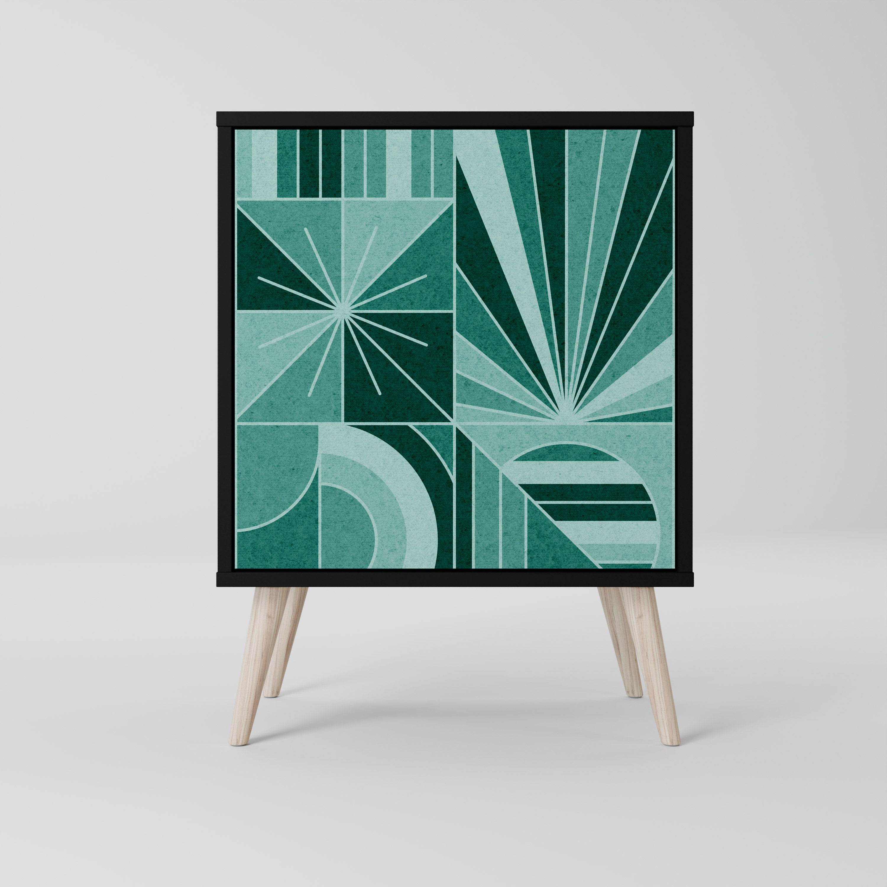 HARMONIC GRID Komoda 1-drzwiowa korpus Czarny