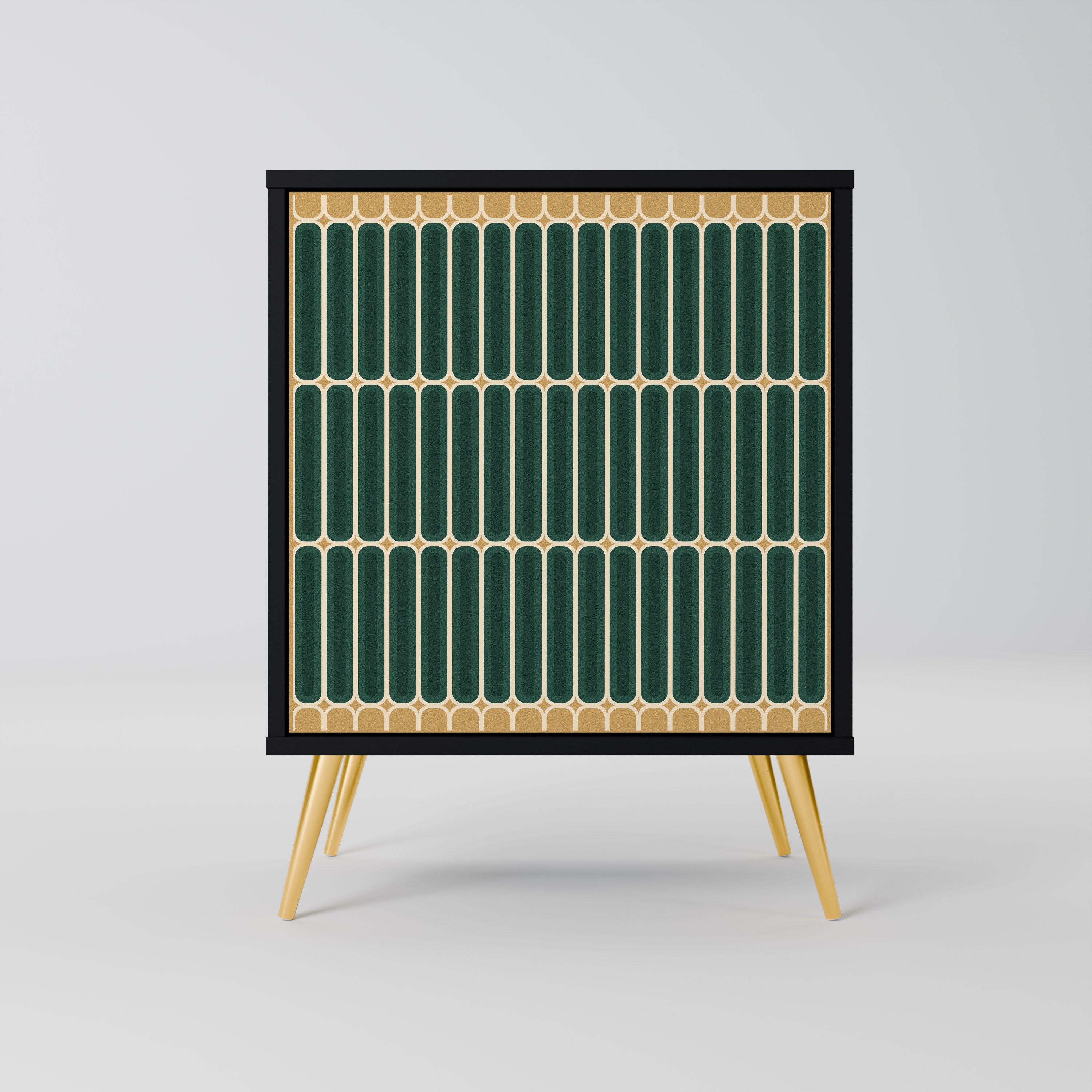 ILUSION GATE Komoda 1-drzwiowa korpus Czarny