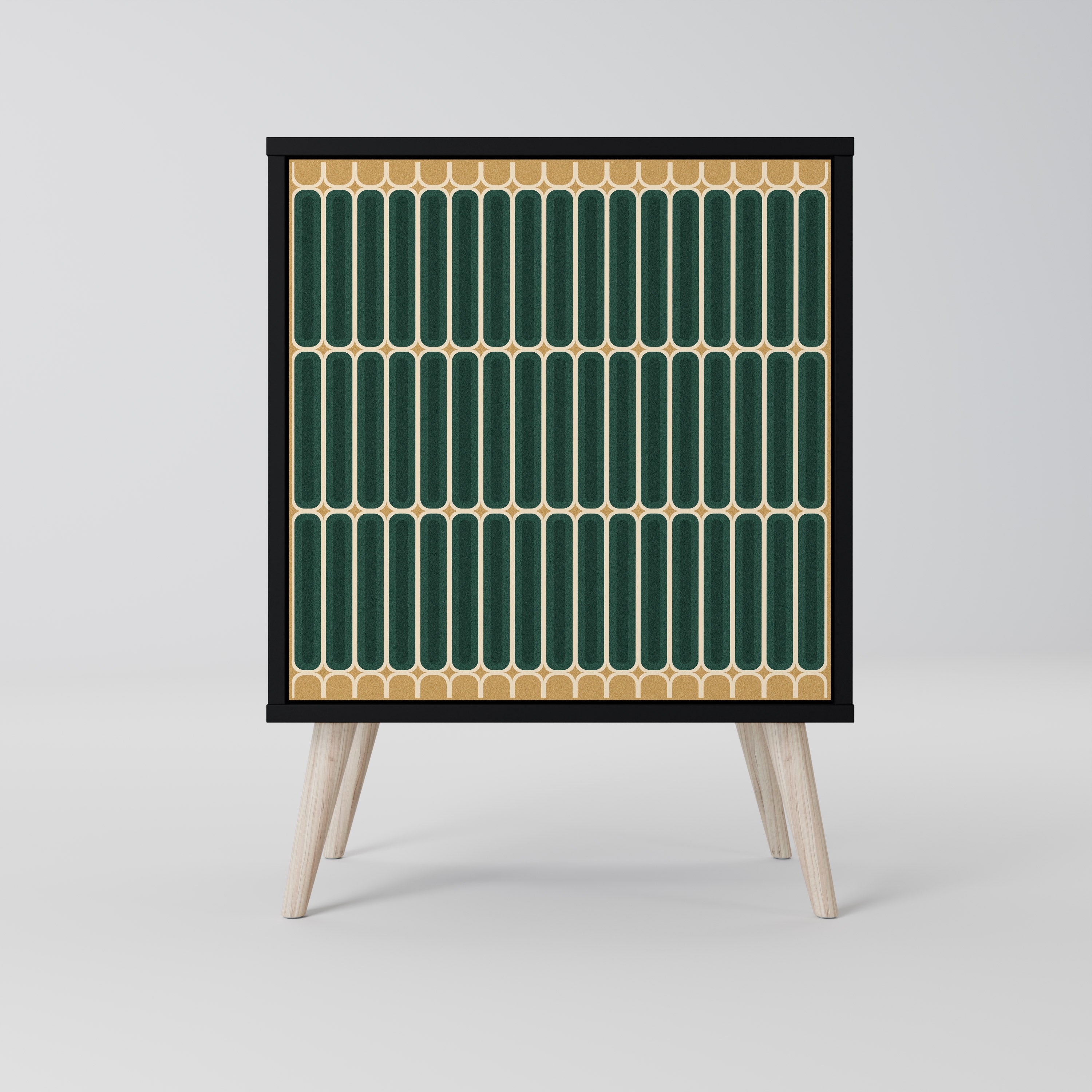 ILUSION GATE Komoda 1-drzwiowa korpus Czarny