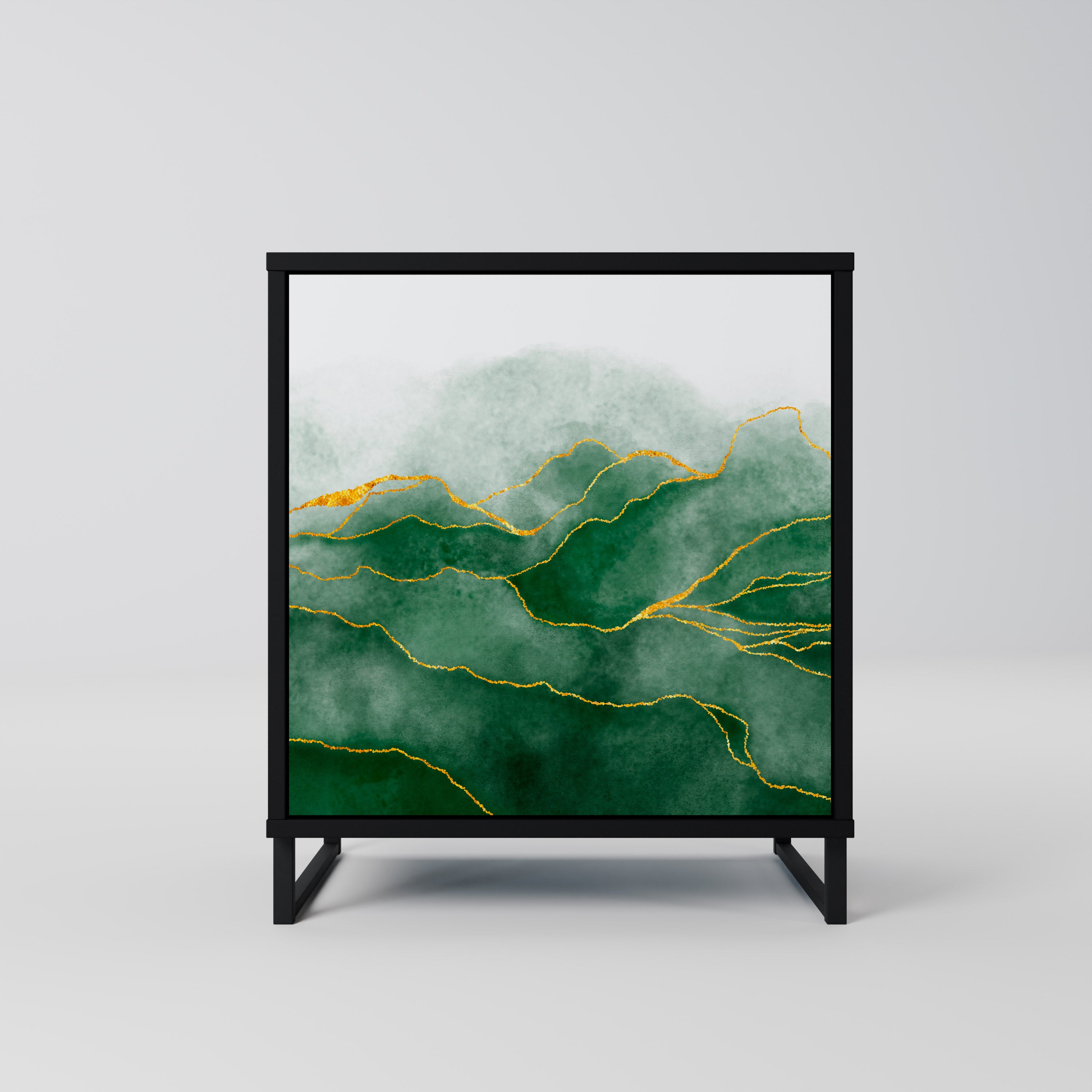 EXPENSIVE NATURE Komoda 1-drzwiowa korpus Czarny