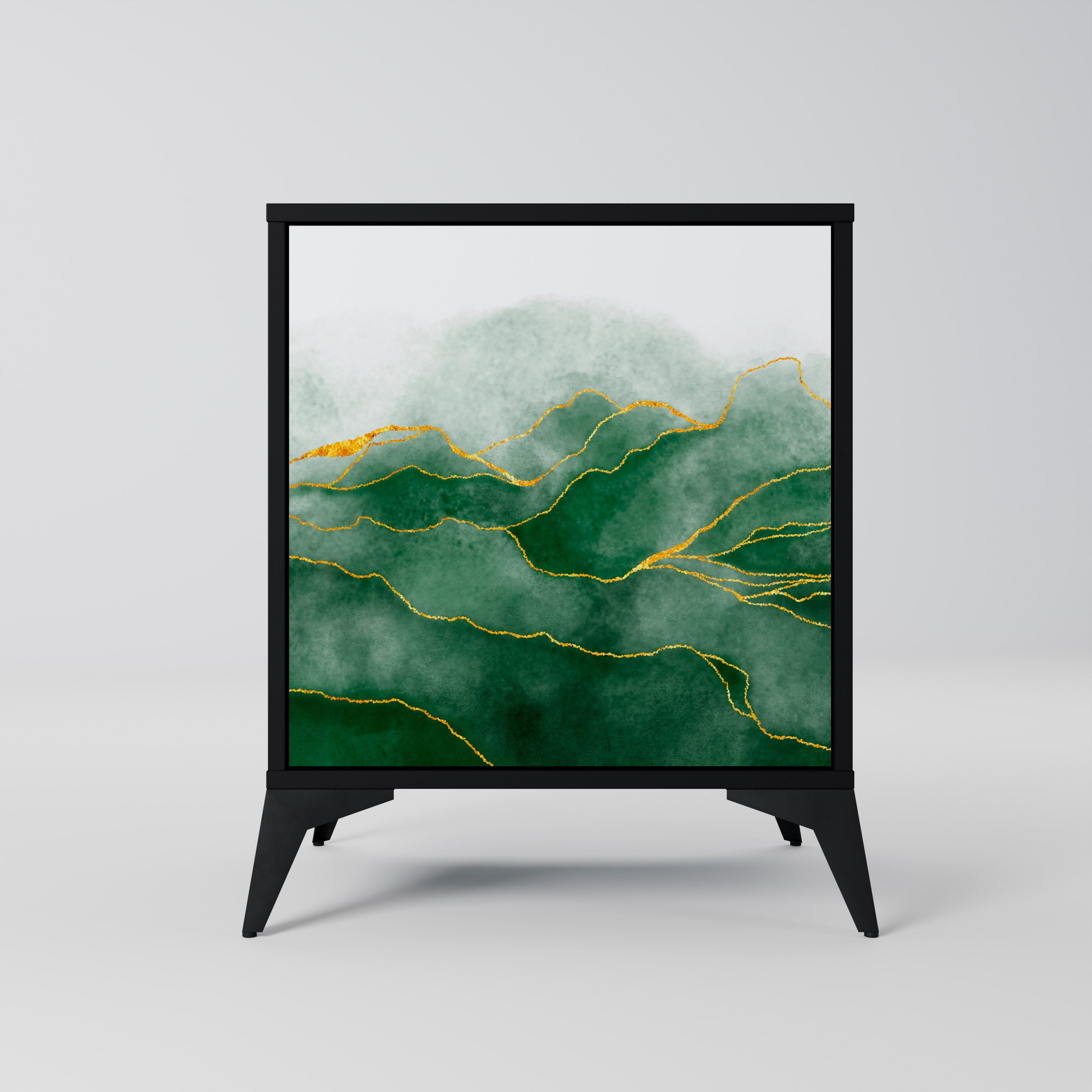 EXPENSIVE NATURE Komoda 1-drzwiowa korpus Czarny