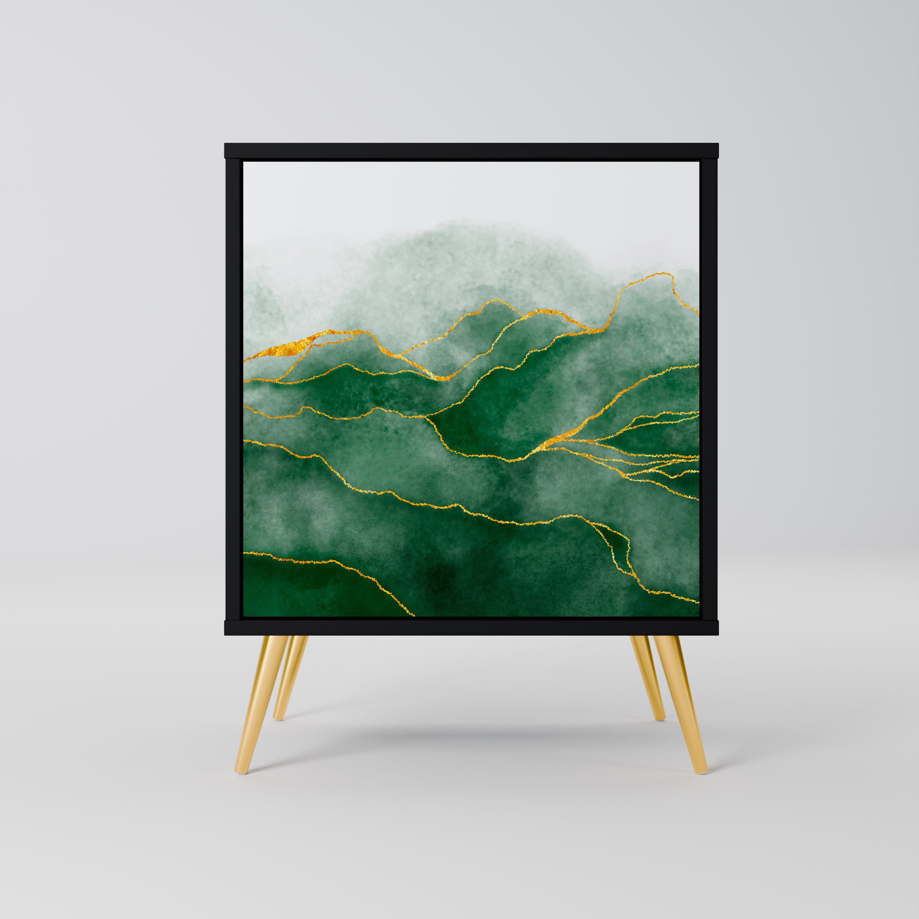 EXPENSIVE NATURE Komoda 1-drzwiowa korpus Czarny