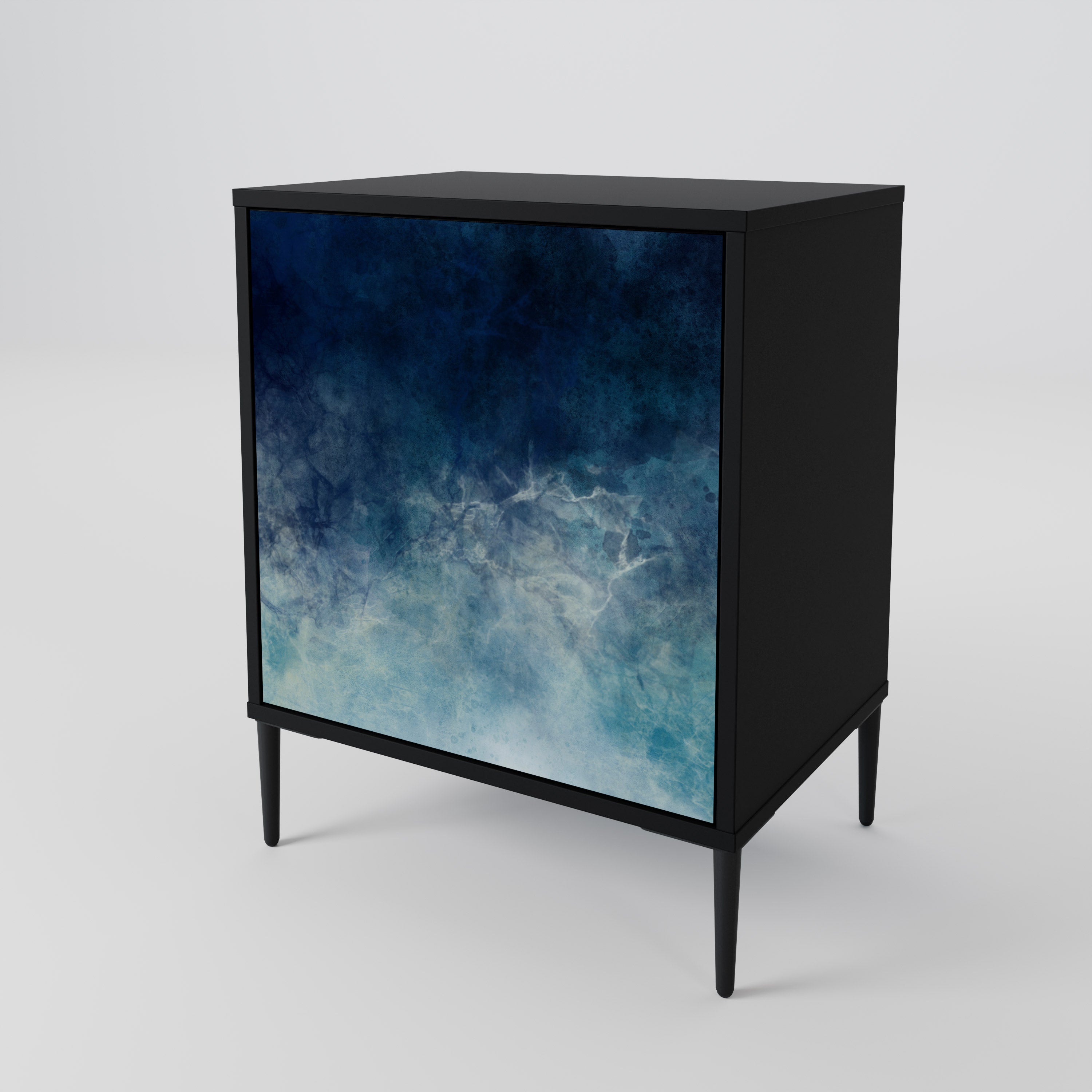 CELESTIAL FALL Komoda 1-drzwiowa korpus Czarny