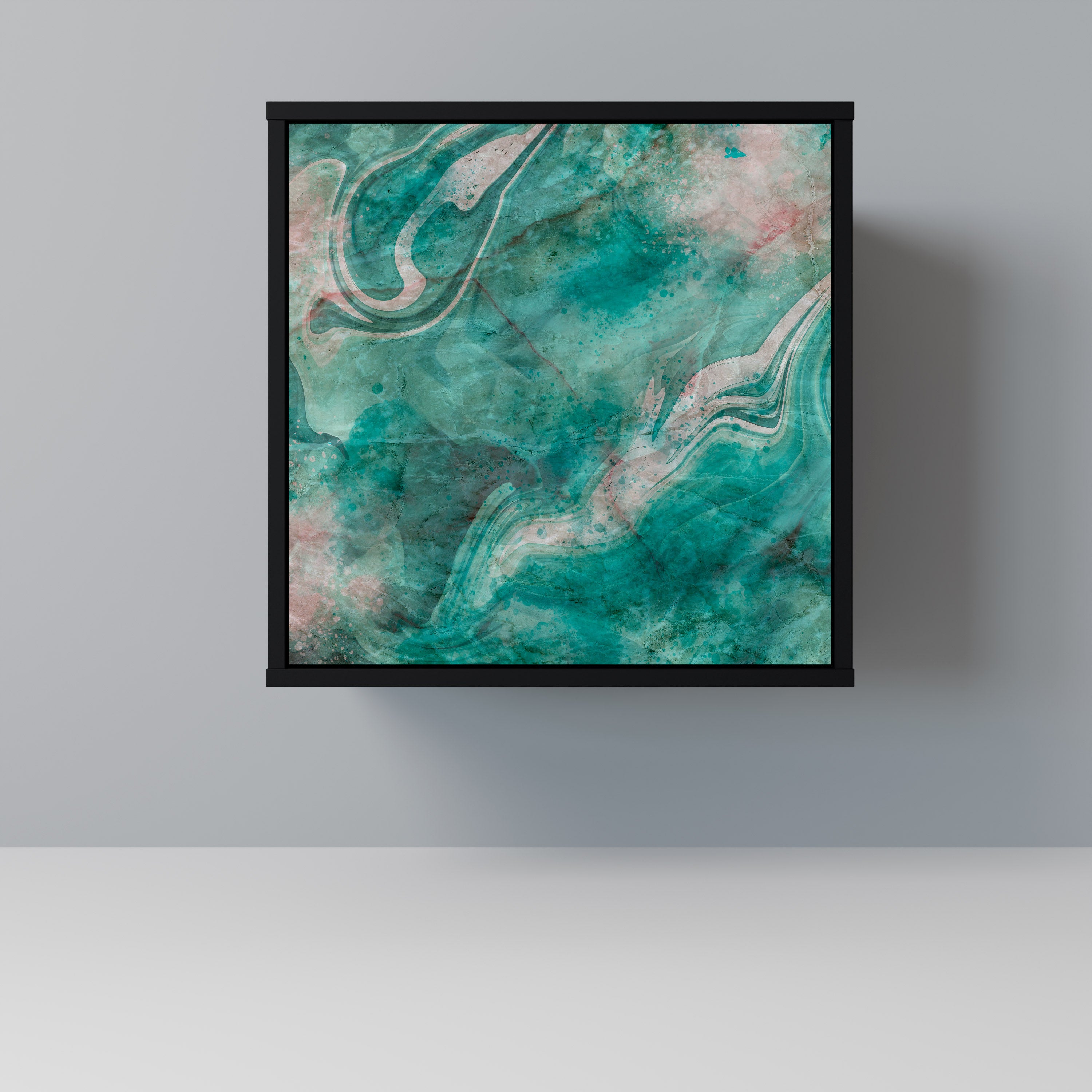 ABSTRACT ALCHEMY Komoda 1-drzwiowa korpus Czarny