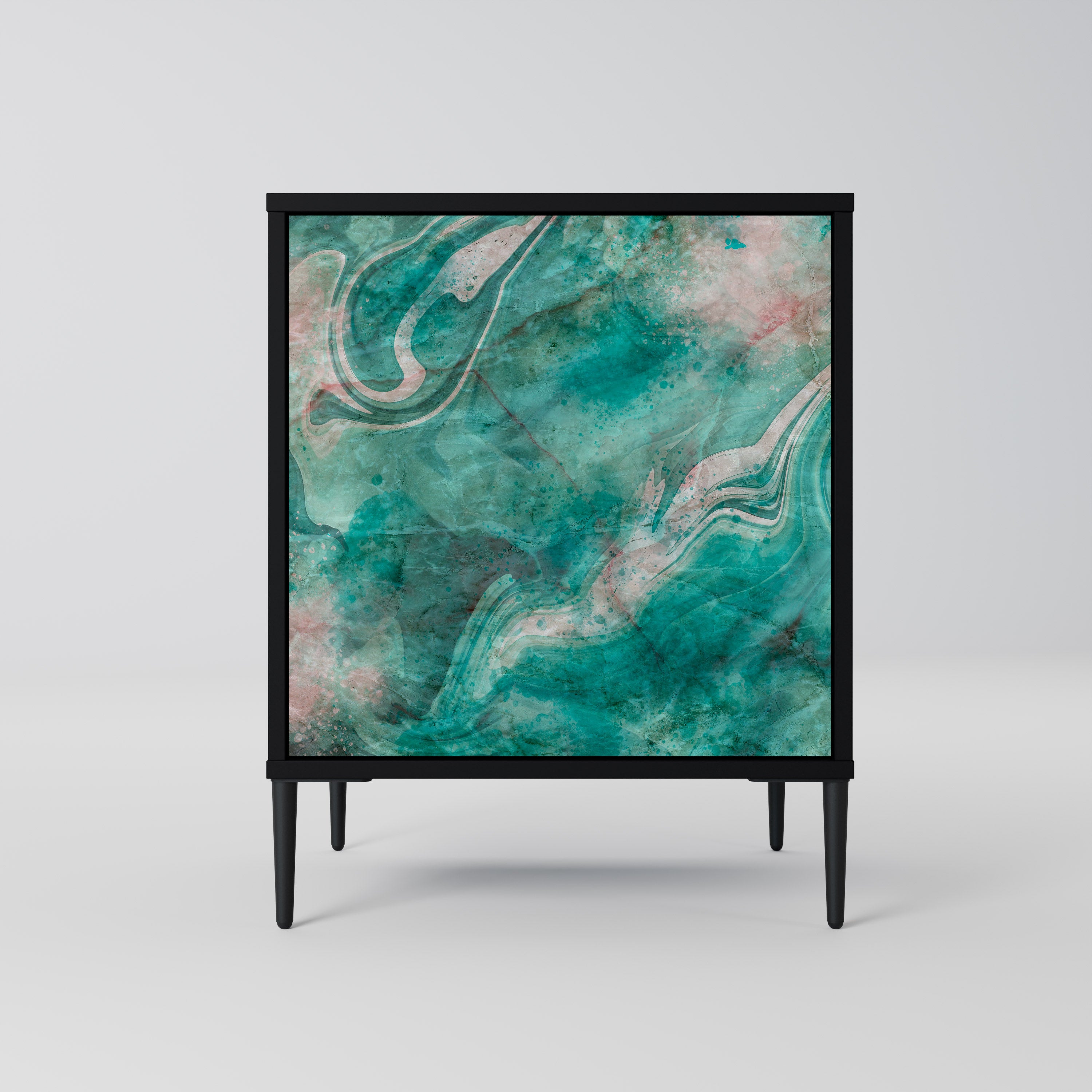 ABSTRACT ALCHEMY Komoda 1-drzwiowa korpus Czarny