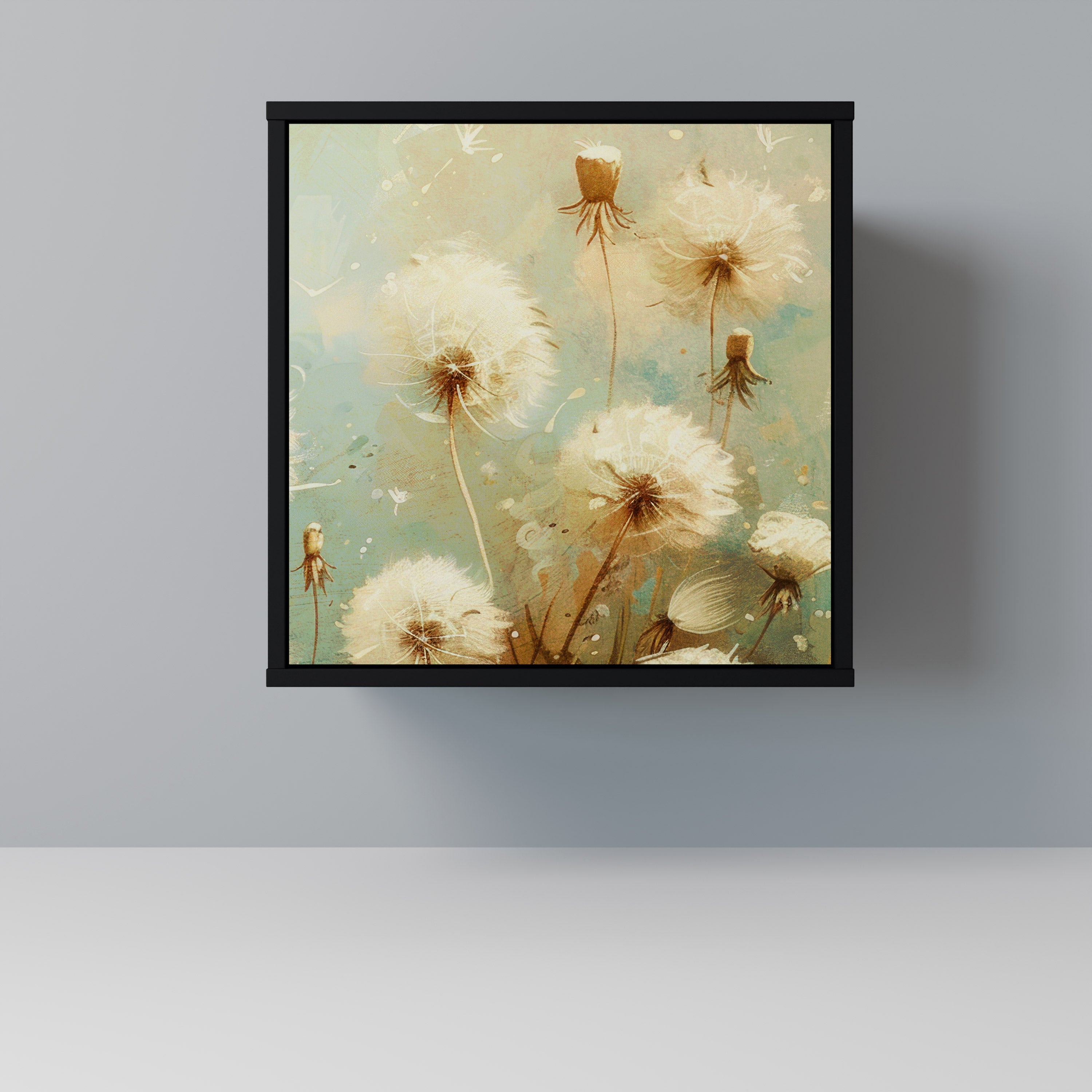 DREAMY MEADOW Komoda 1-drzwiowa korpus Czarny