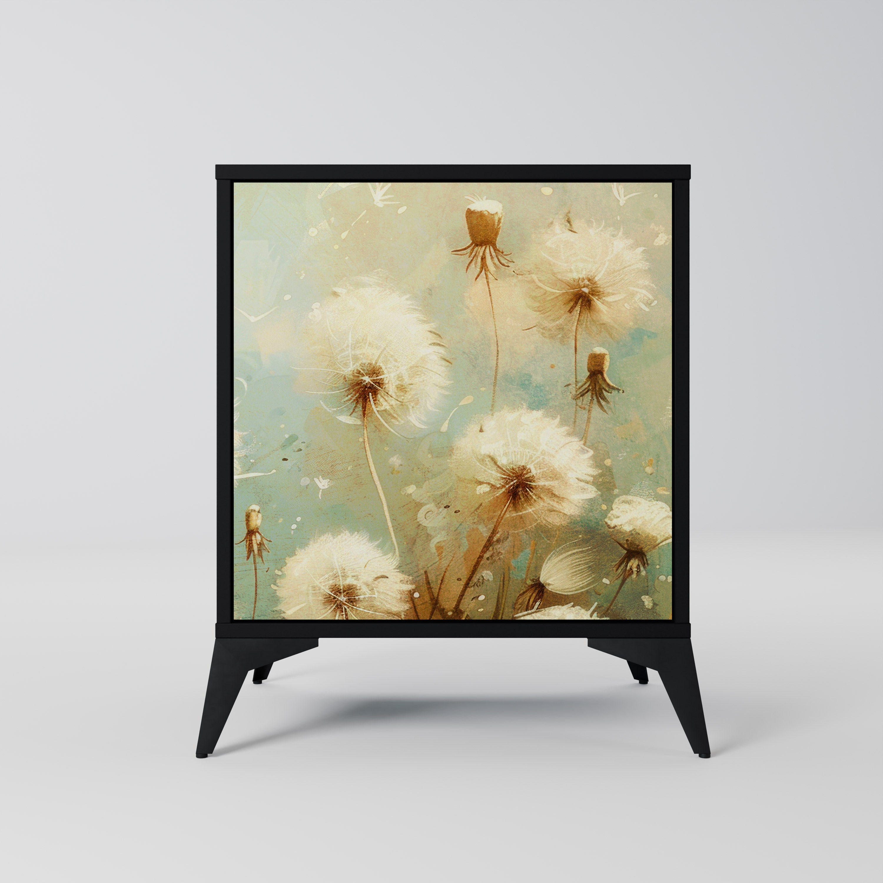 DREAMY MEADOW Komoda 1-drzwiowa korpus Czarny