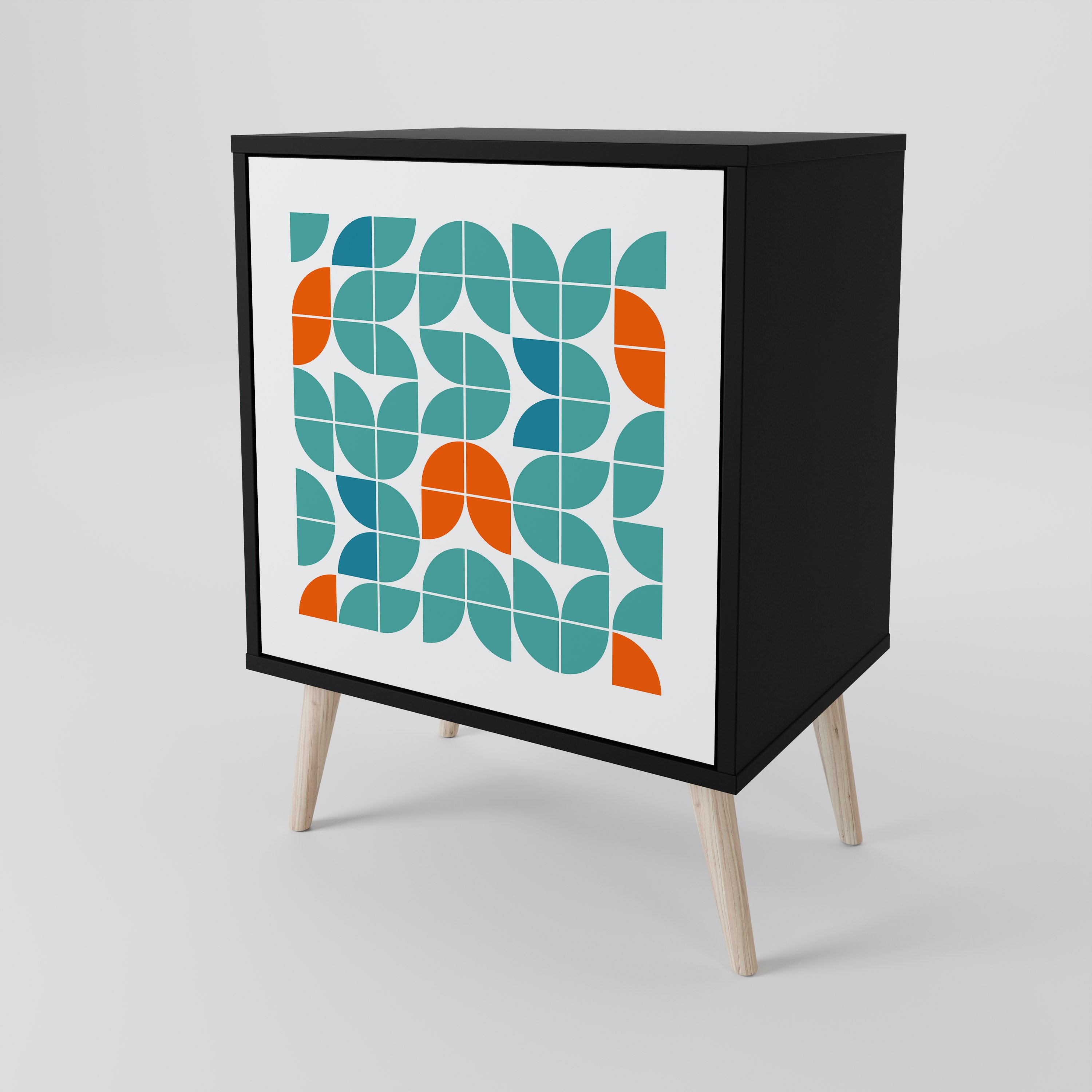 BE THE CHANGE Komoda 1-drzwiowa korpus Czarny