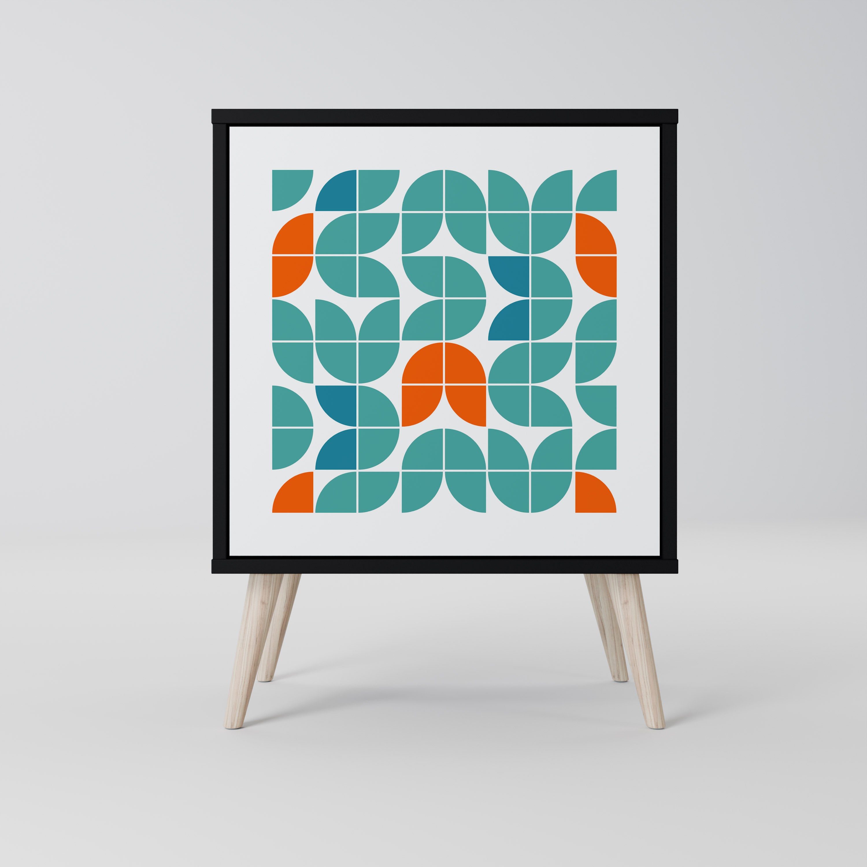 BE THE CHANGE Komoda 1-drzwiowa korpus Czarny